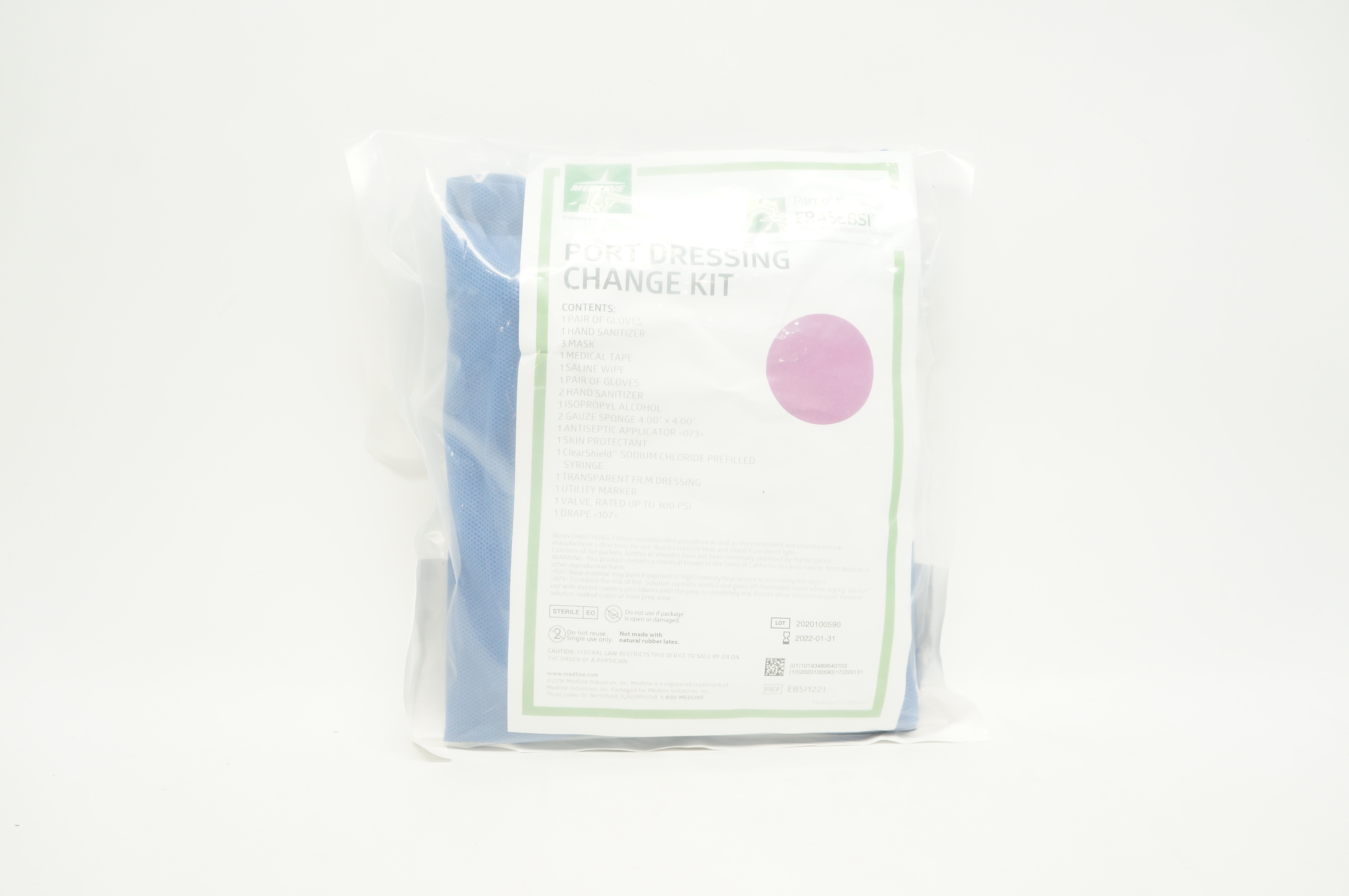 Medline EBSI1221 Port Dressing Change Kit