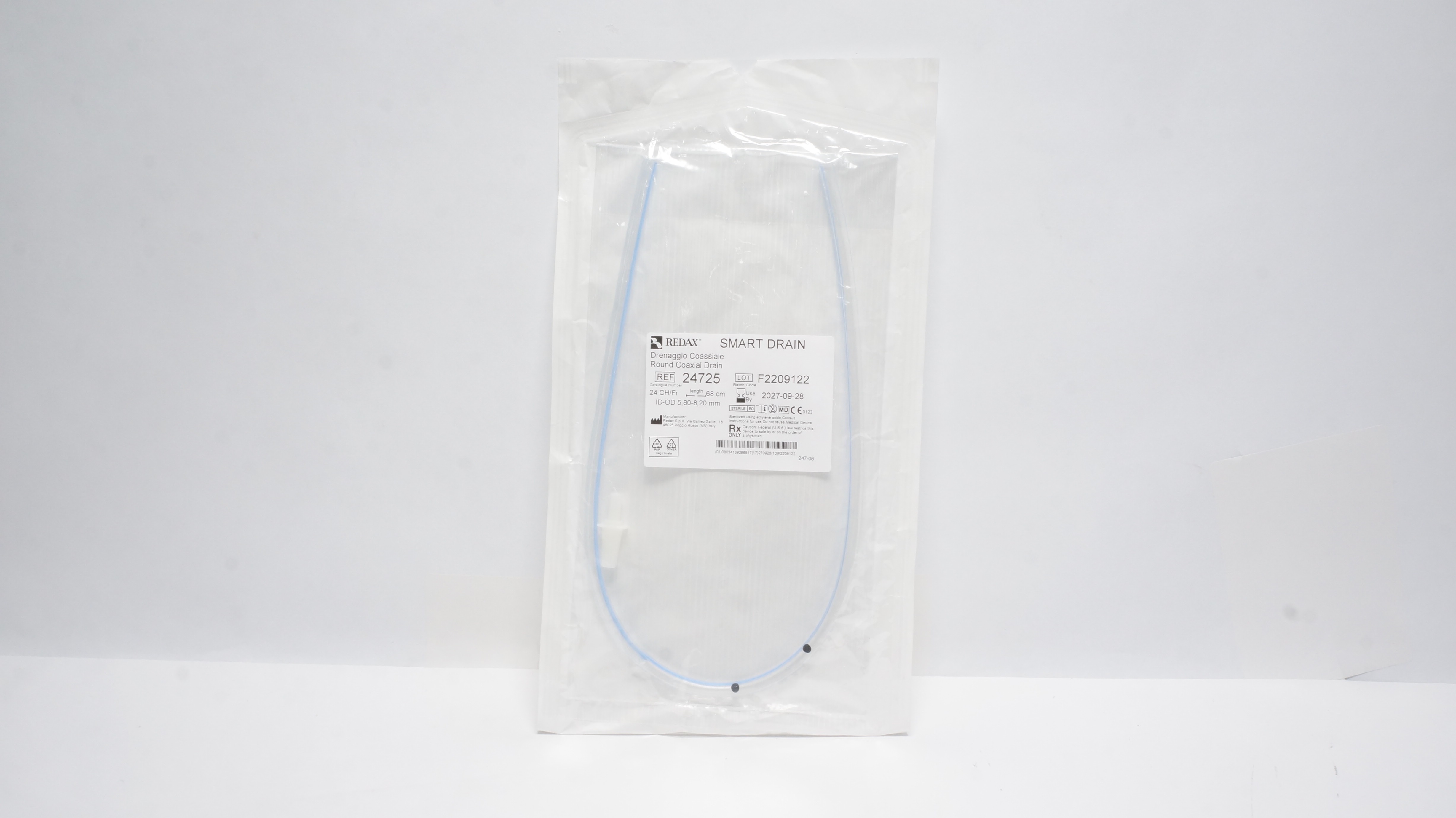 Redax 24725 Smart Drain Round Coaxial Drain 24Ch/Fr 68cm