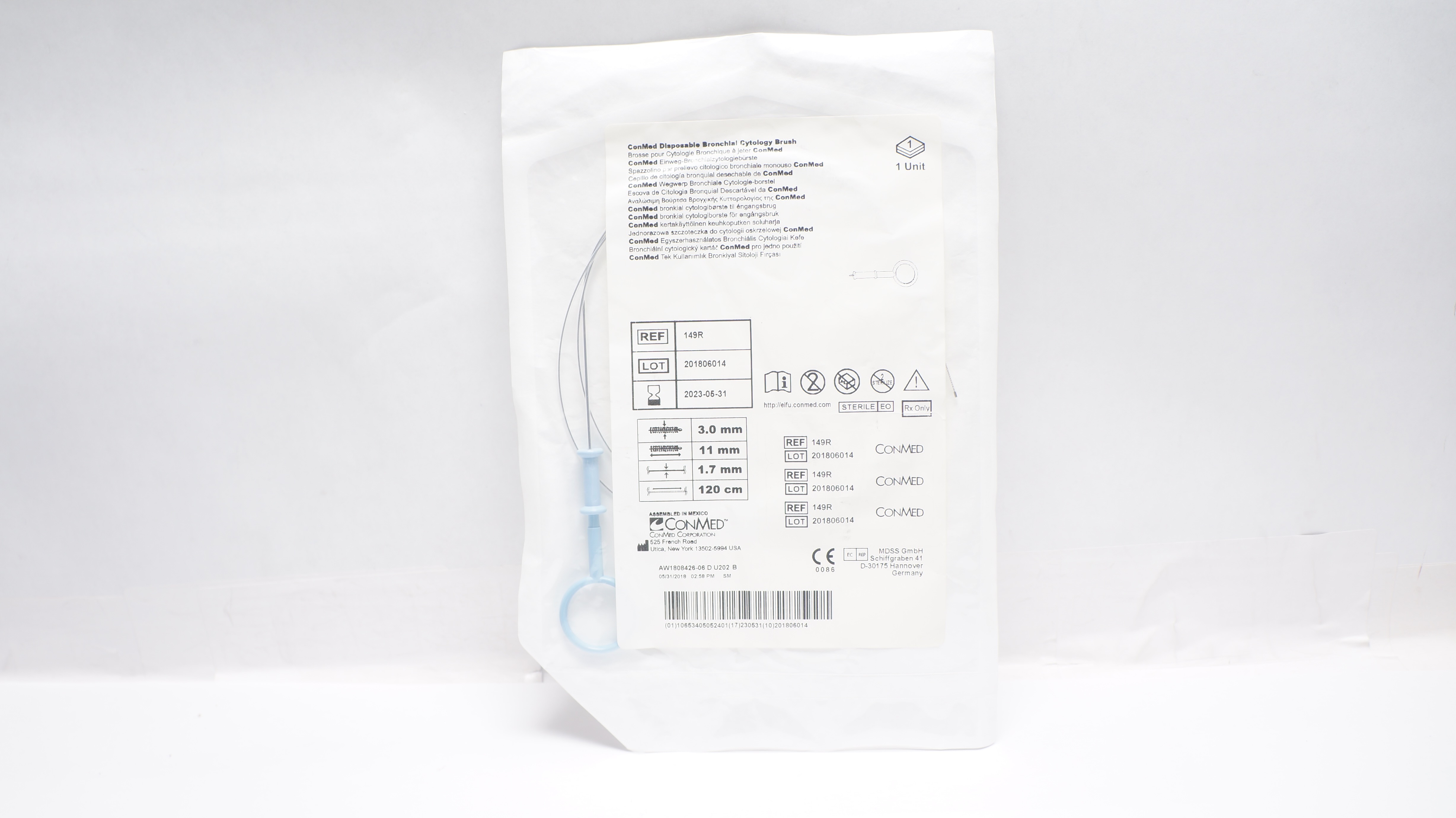 ConMed 149R Disposable Bronchial Cytology Brush (x)