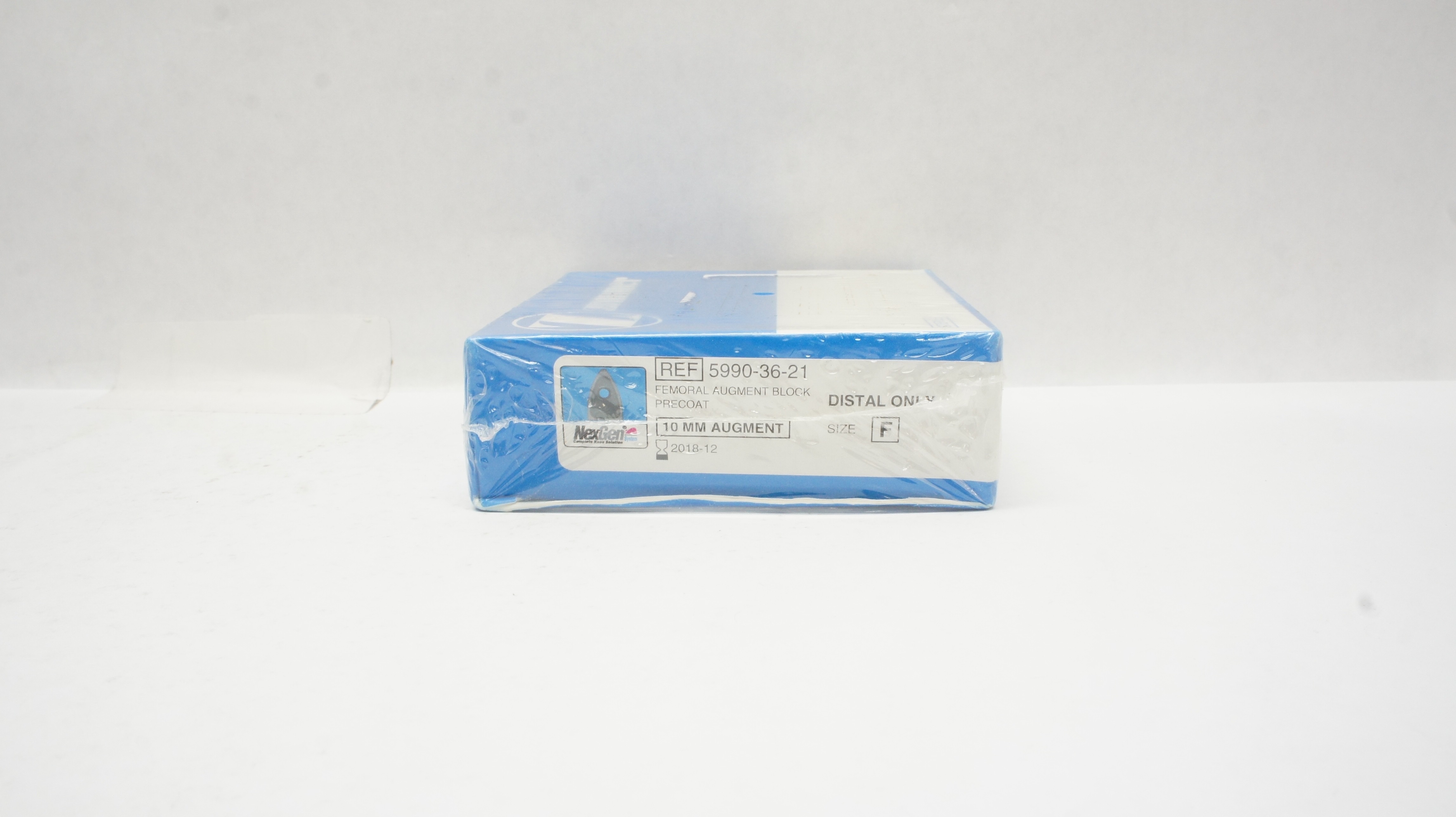 Zimmer 5990-36-21 NexGen Femoral Augment Block Precoat Size F 10mm (x)