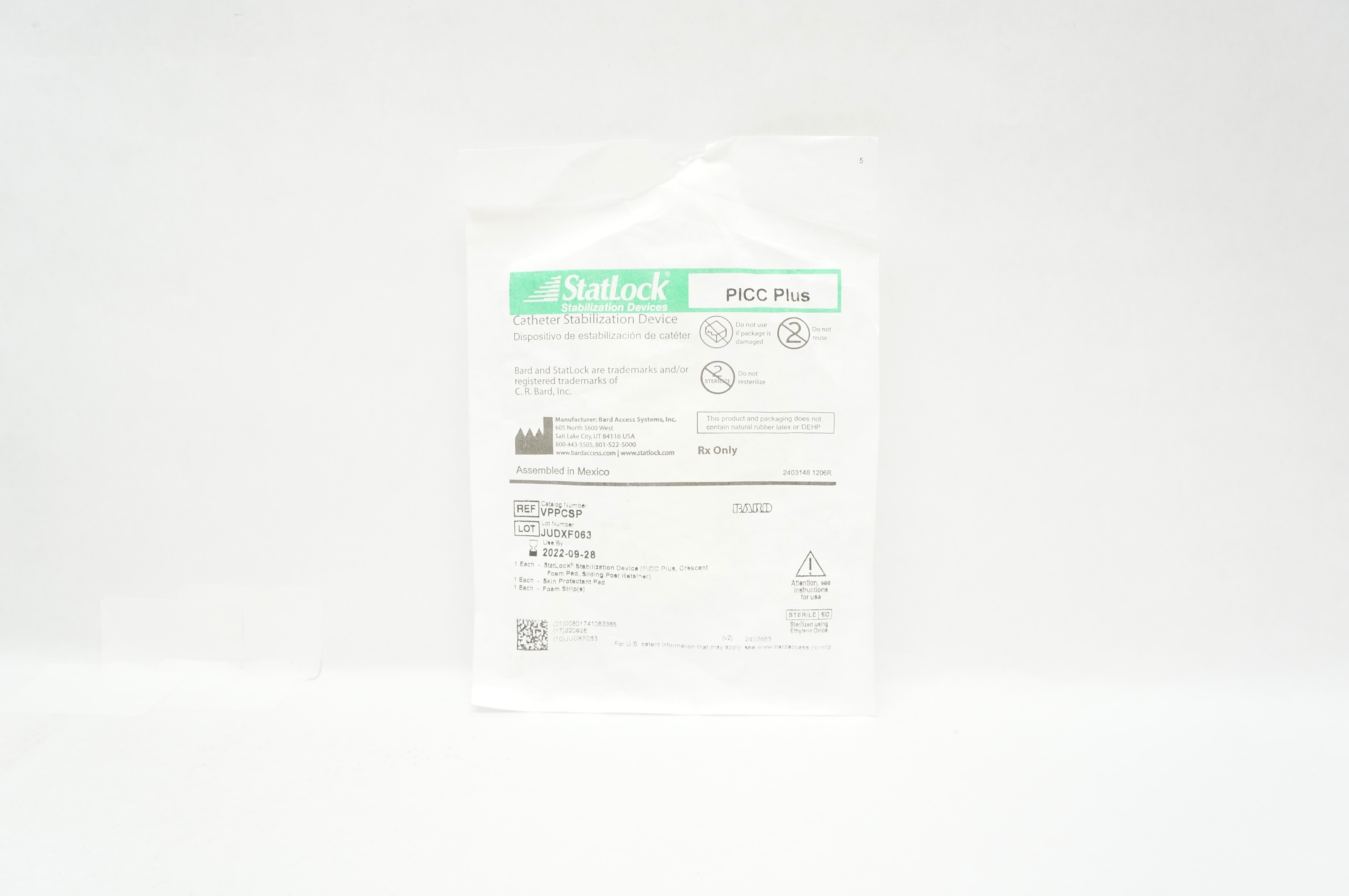 Bard VPPCSP StatLock Cath. Stabilization Device PICC Plus (x)