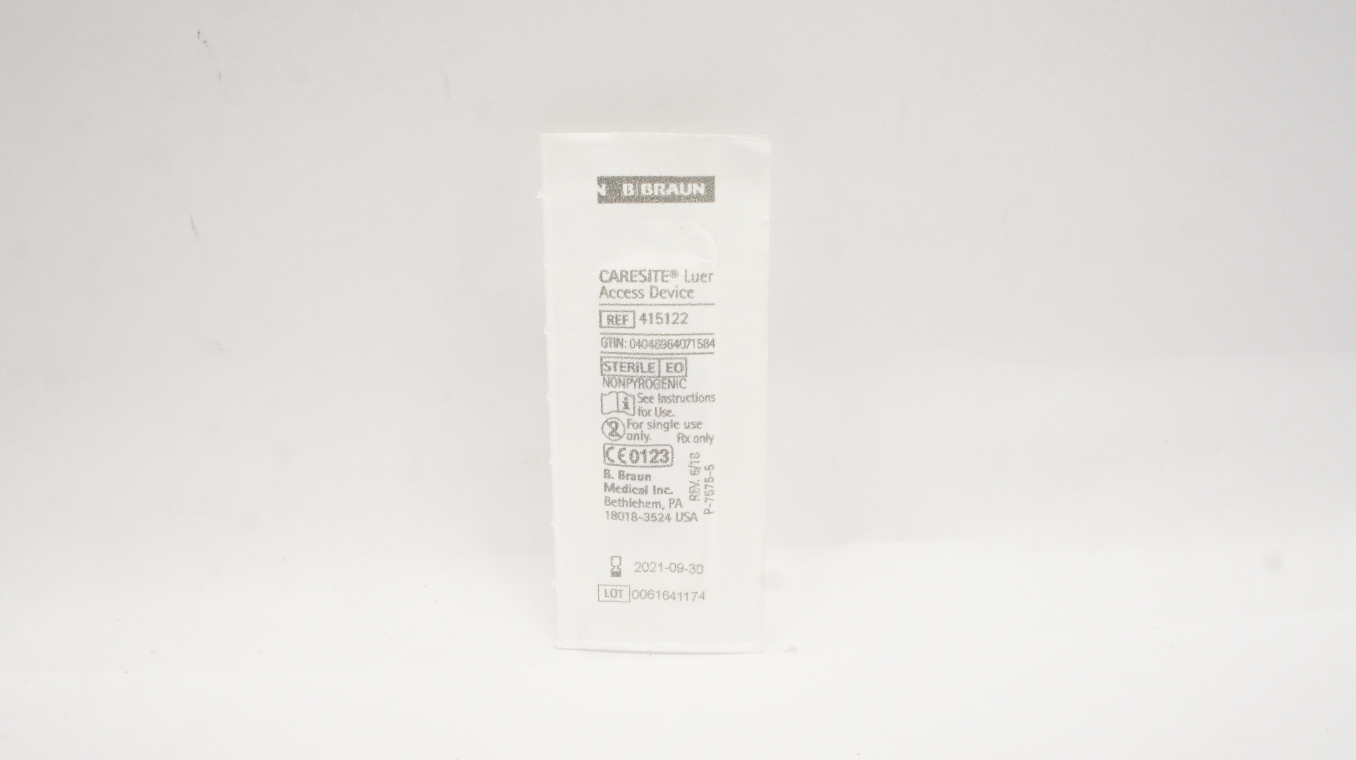 Braun 415122 Caresite Luer Access Device (x)