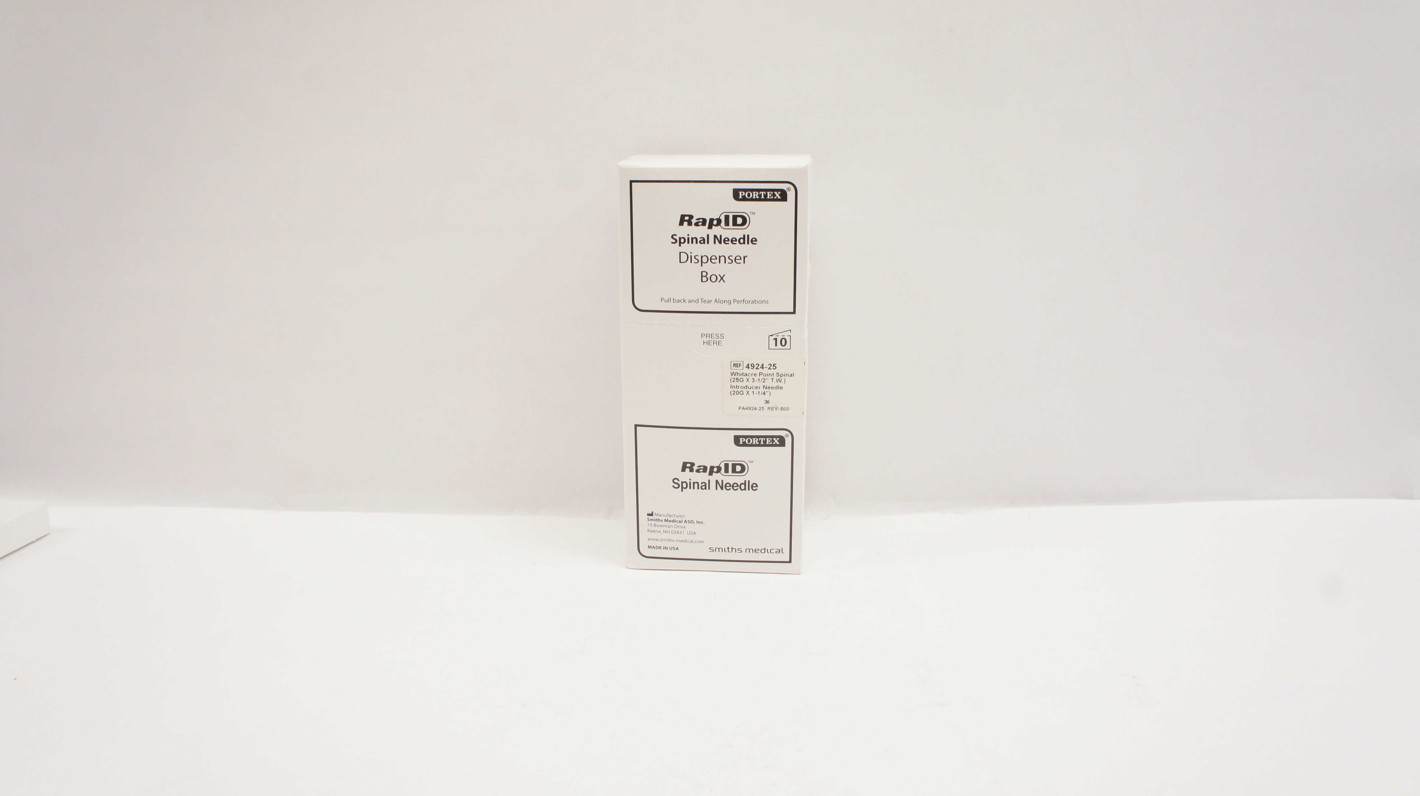 Smiths Medical 4924-25 Portex RapID Introducer Ndle 20G x 1-1/4inch - Box of 10