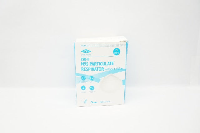 Zhong ZYB-II Nosh N95 Particulate Respirator without Valve (x) - Box of 13