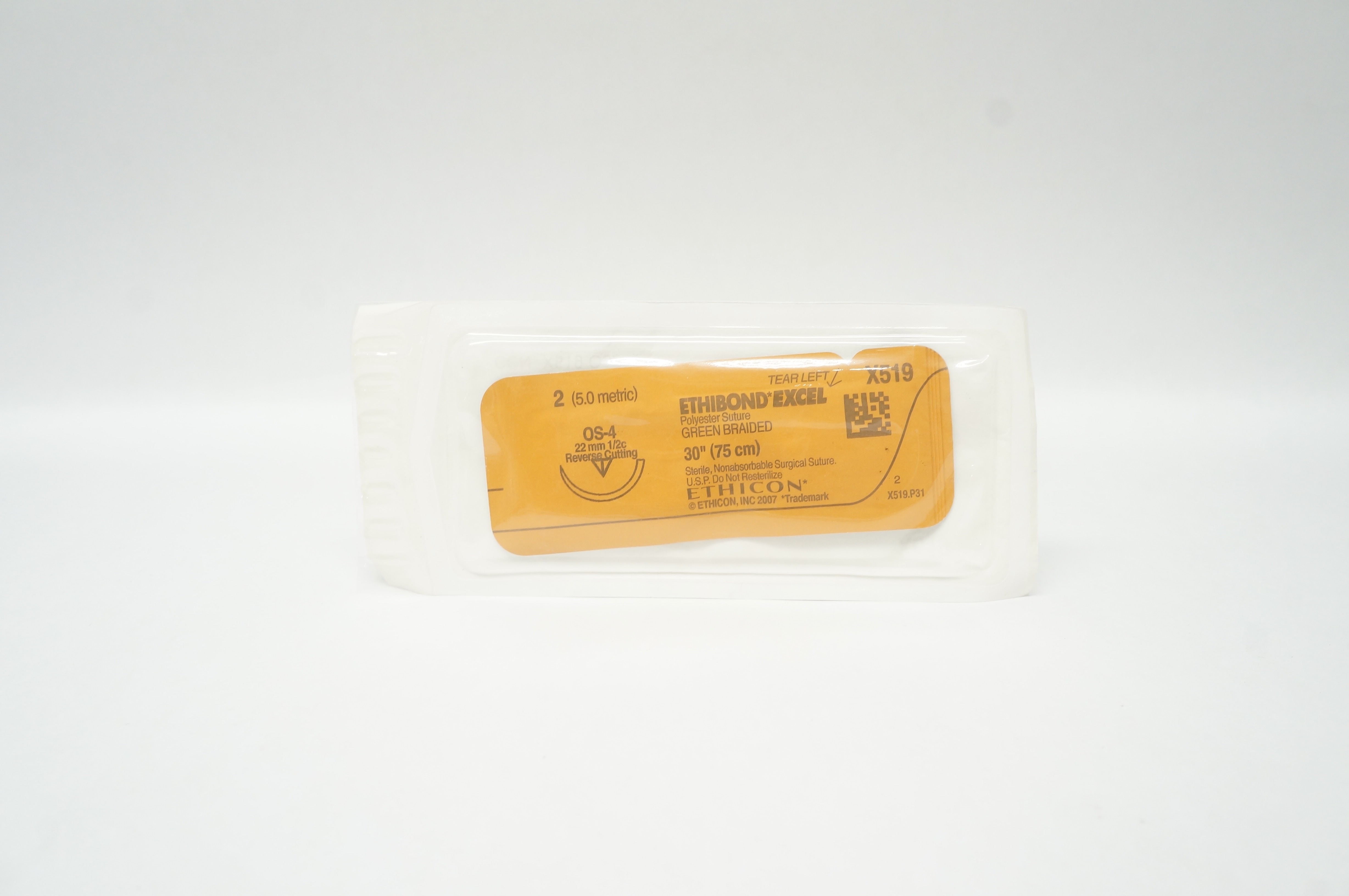 Ethicon X519 2 Ethibond Excel Stre OS-4 22mm 1/2c Reverse Cutting 30 inch (x)