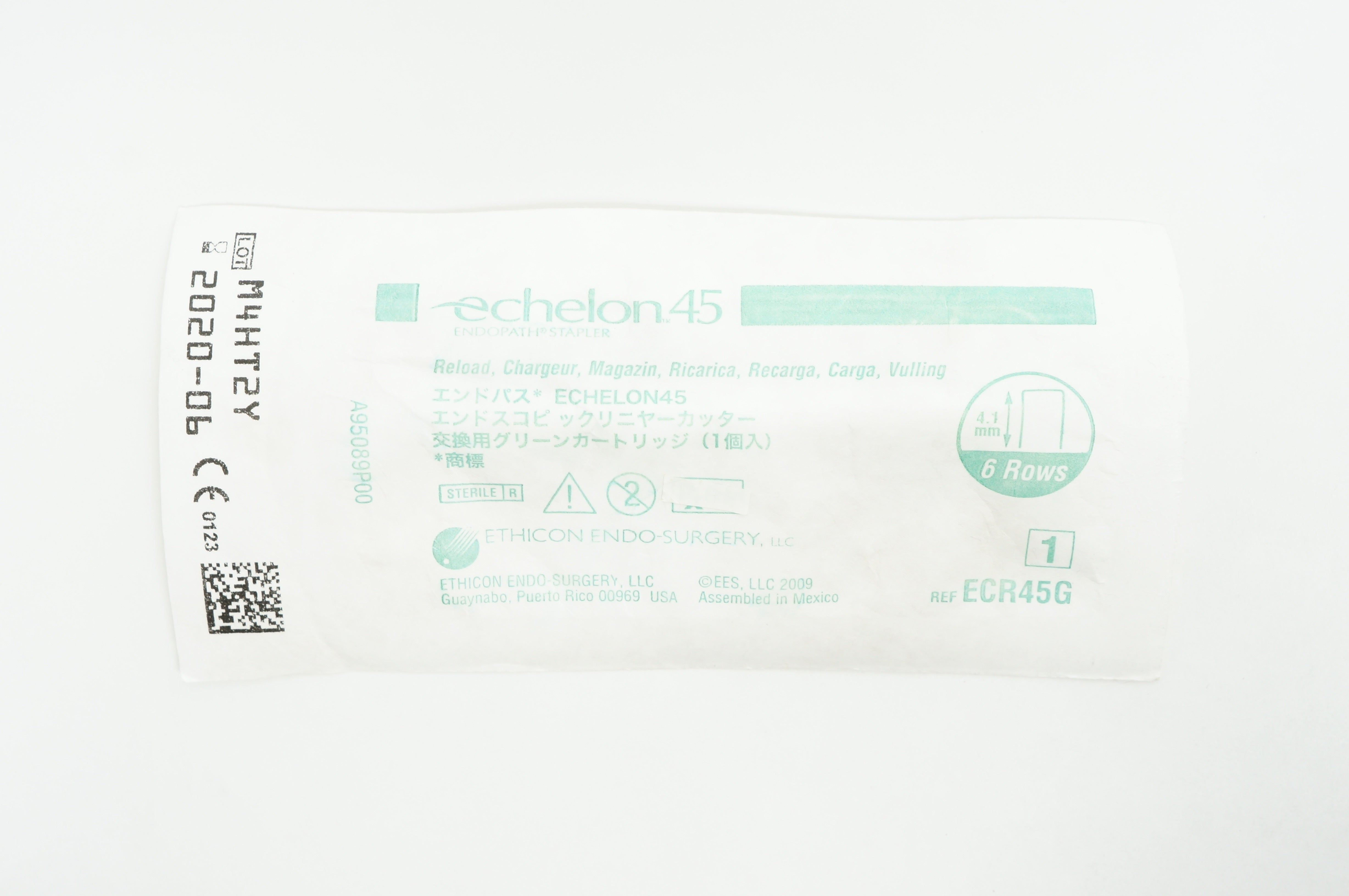 Ethicon ECR45G Echelon 45 Endopath Stapler Reload, 6 Rows 4.1 mm (x)