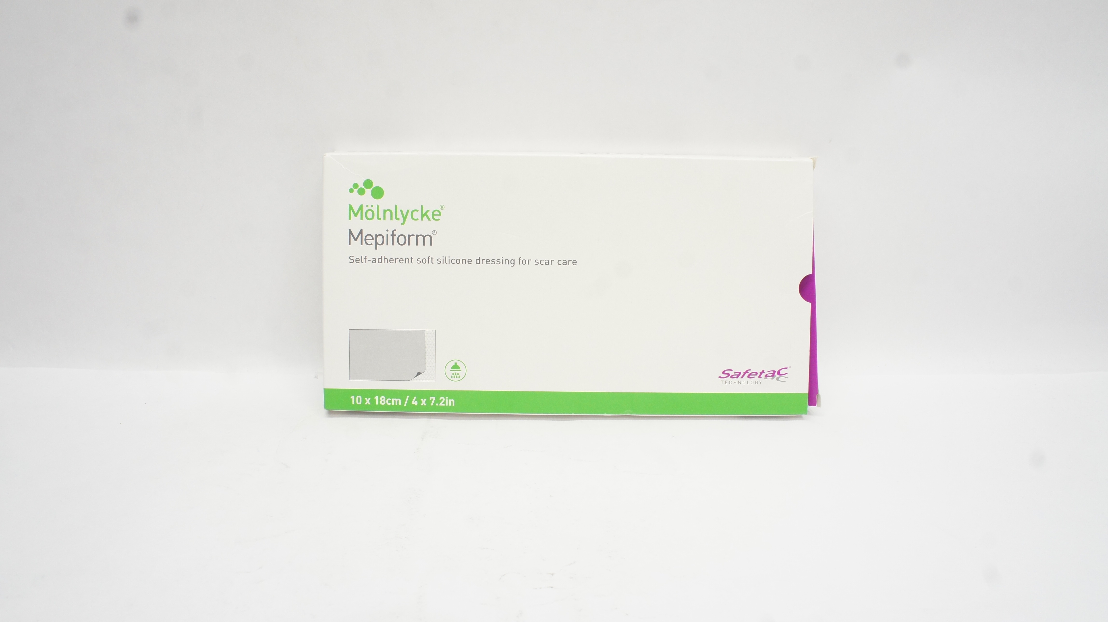 Mölnlycke 293499 Mepiform Self-Adherent Soft Dressing 4 x 7.2inch (x) - Box of 4