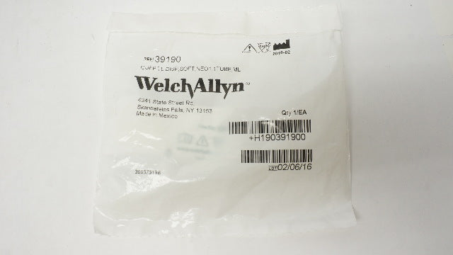 WelchAllyn 39190 Cuff TL Disp Soft Neo1 1 Tube ML