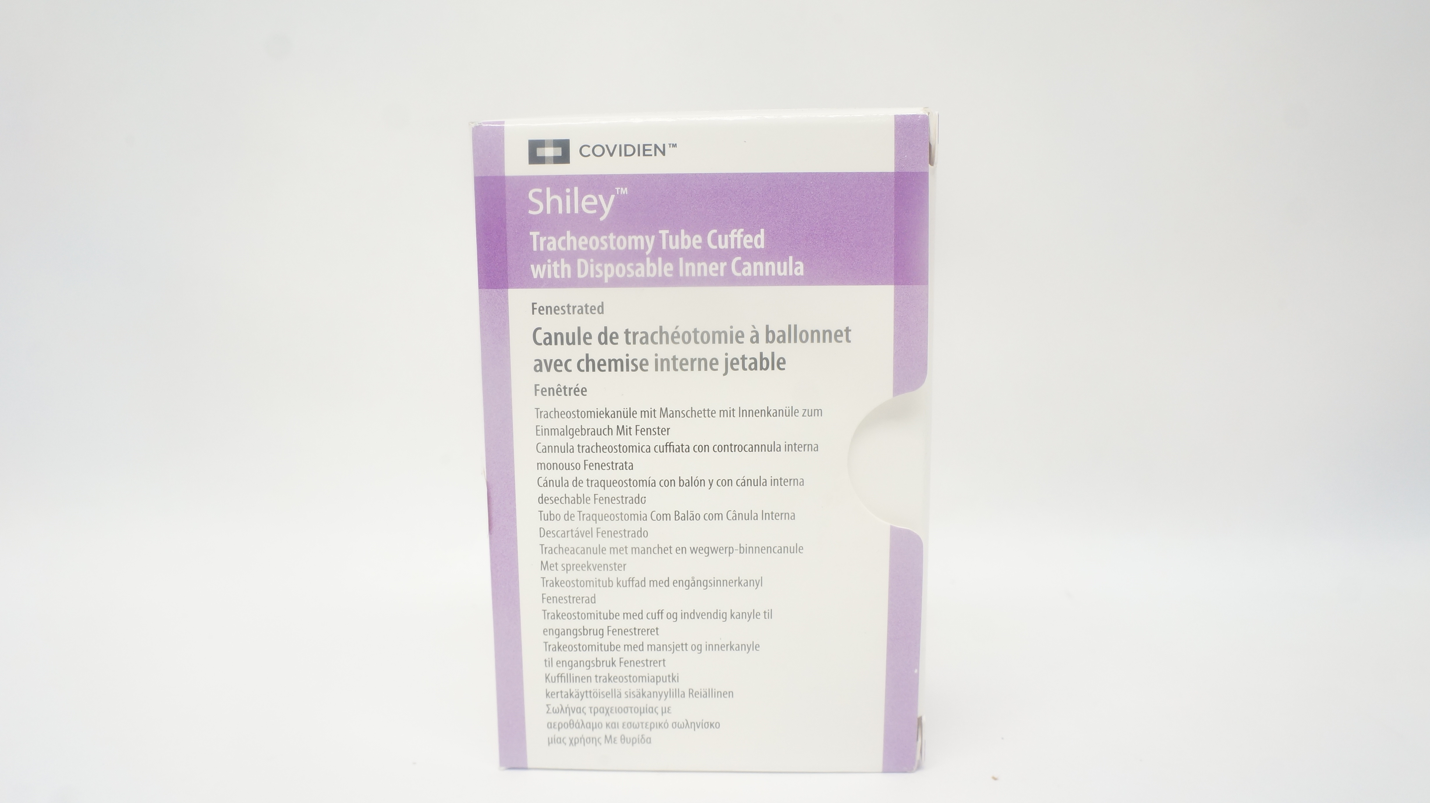 Covidien 4DFEN Shiley Tracheostomy Tube Cuffed 5.0 ID x 9.4 OD x 20.0 x 62mm (x)