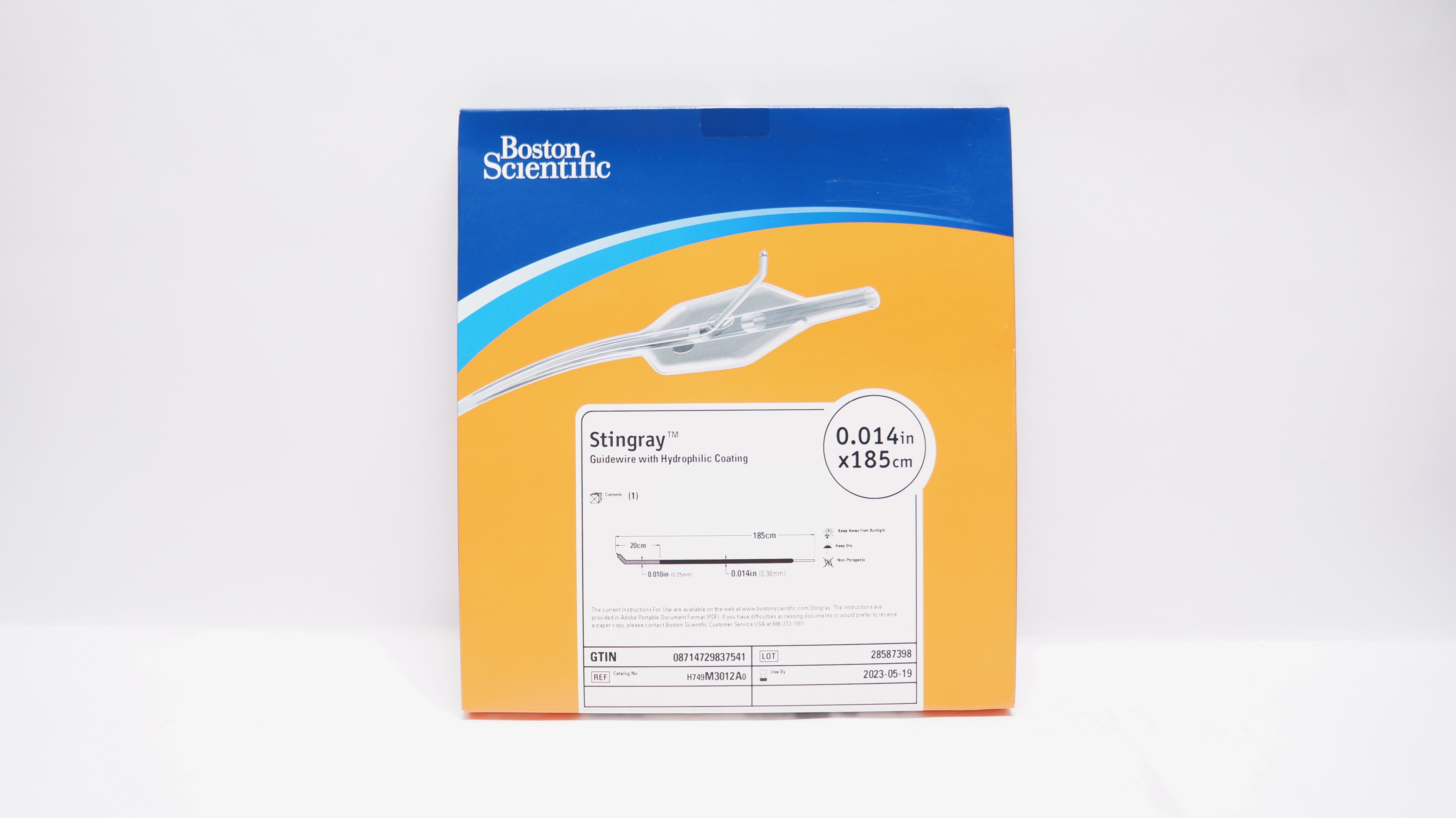 Boston Scientific H749M3012A0 Stingray Guidewire 0.014inch x 185cm (x)