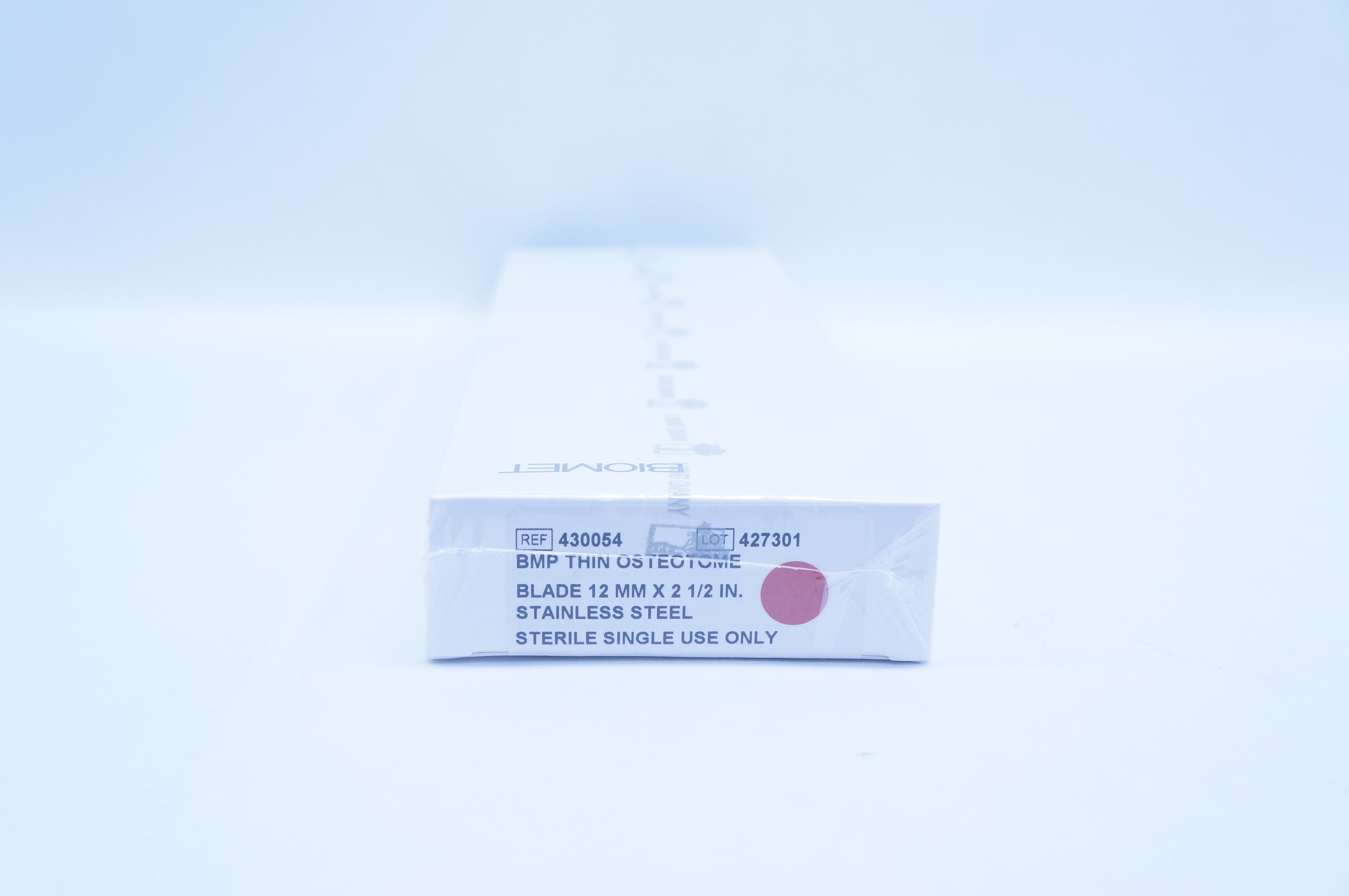 Biomet 430054 BMP Thin Osteotome, Blade 12mm x 2-1/2inch (x)