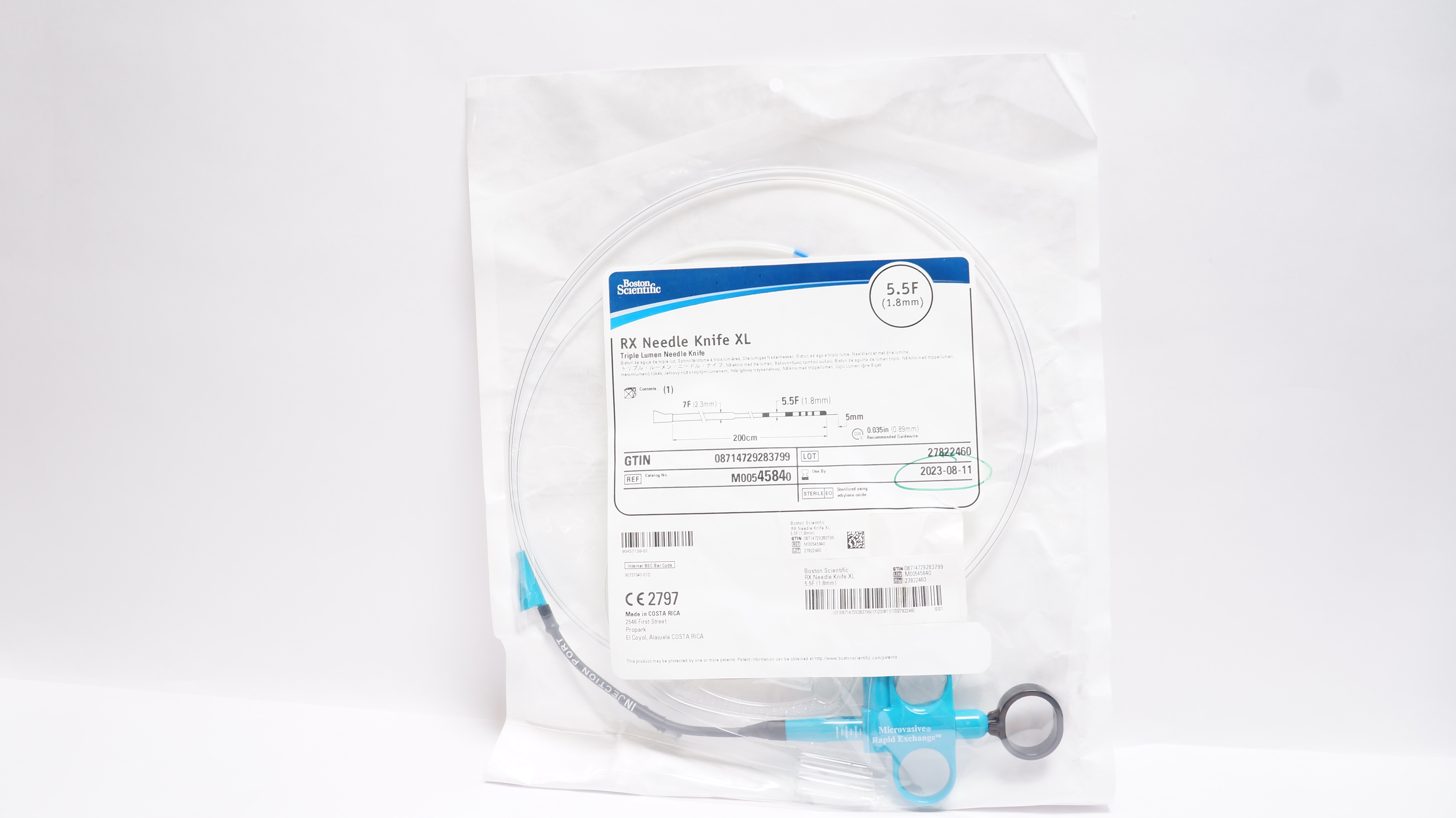 Boston Scientific 4584 RX Ndle. Knife XL 5.5F (x)