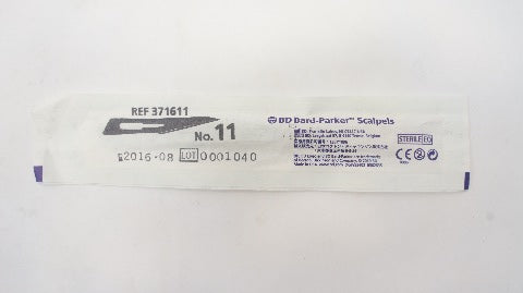 BD 371611 Bard-Parker Stainless Steel Surgical Blade Scalpel # 11(x)