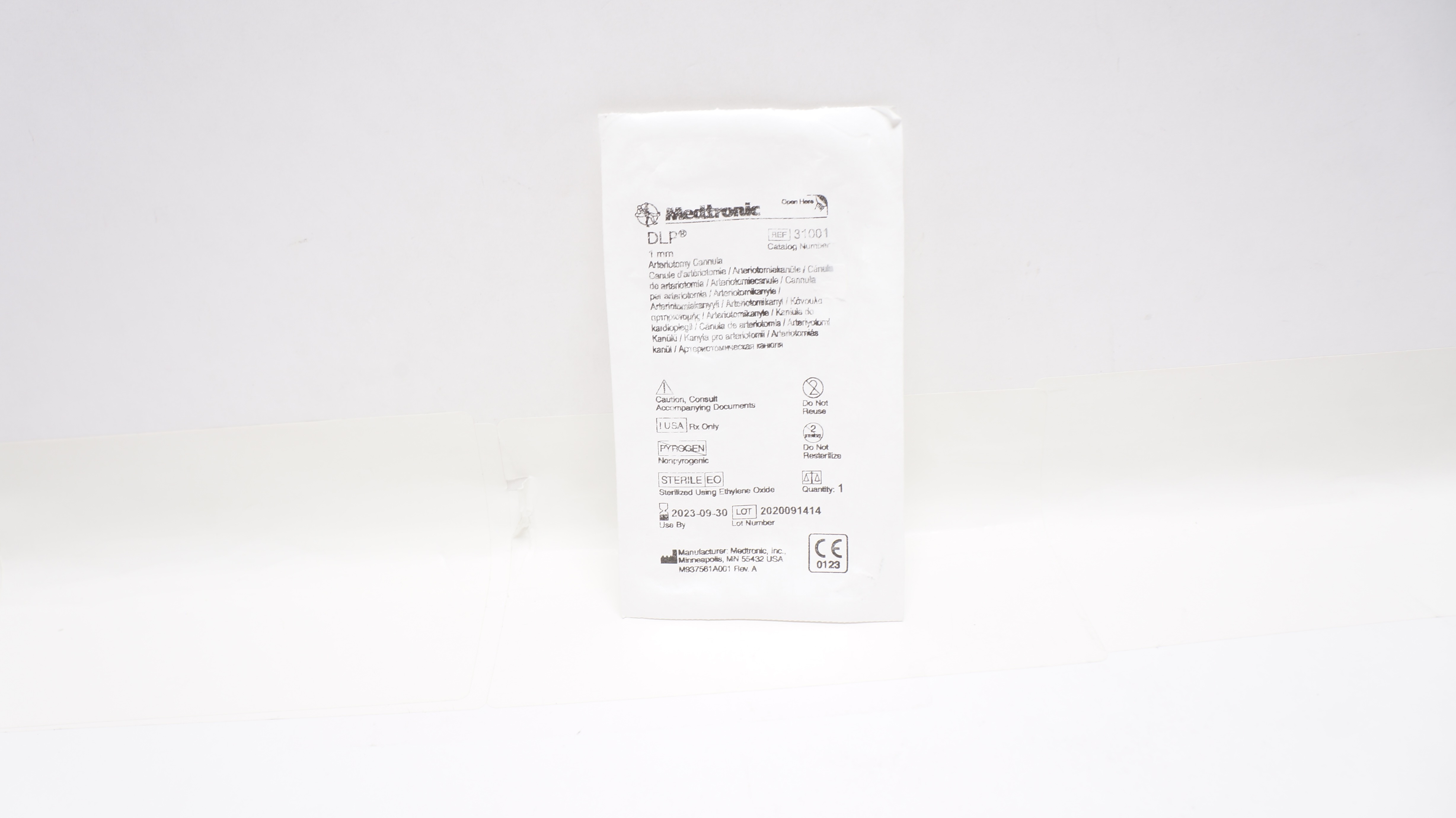 Medtronic 31001 DLP Arteriotomy Cannula 1mm (x)