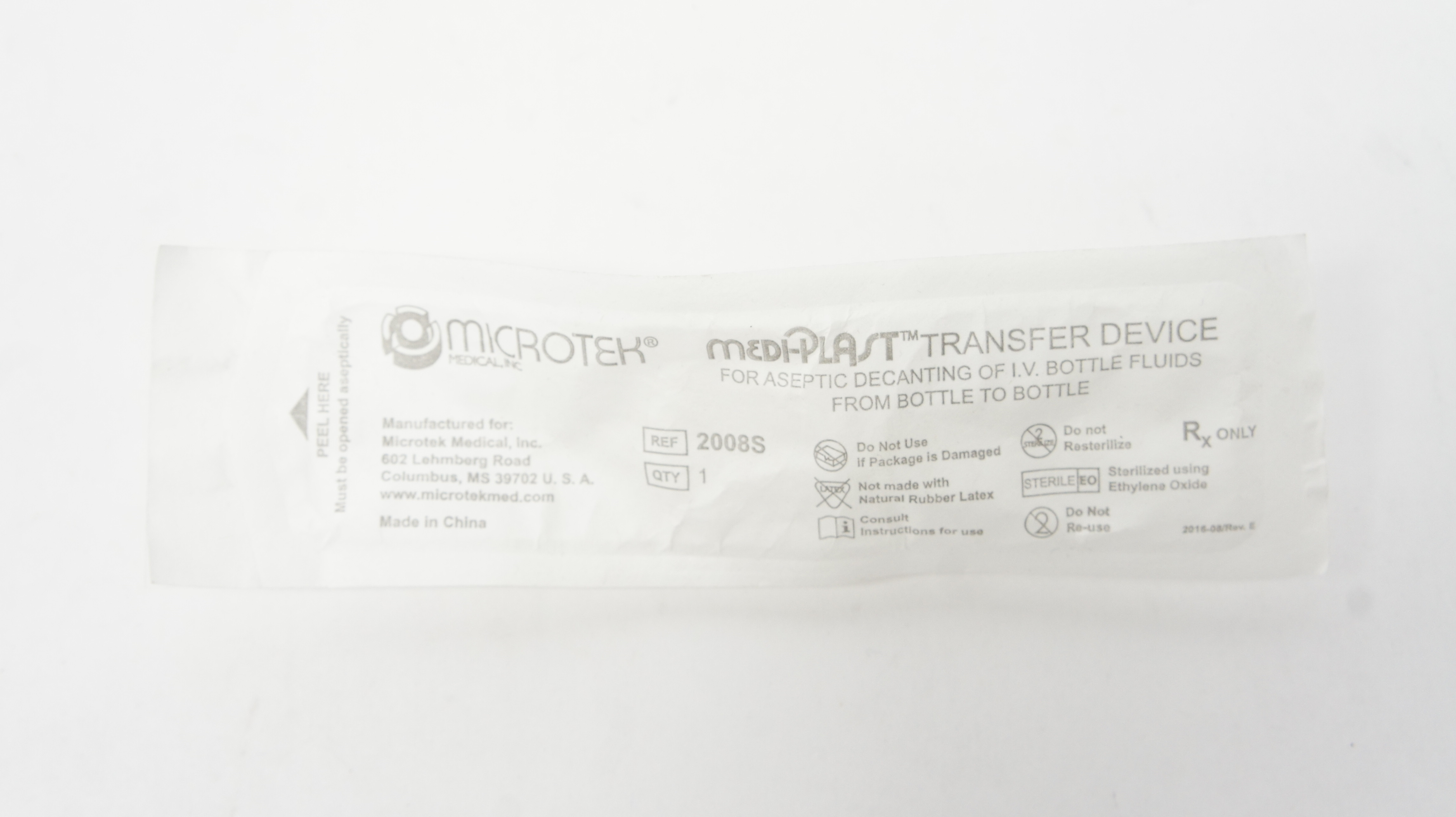 Microtek 2008S Medi-Plast Transfer Device