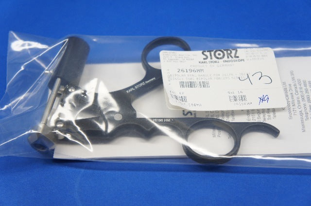 Karl Storz 26196HM Bipolar Ring Handle For 26176+26177 Single Tube Bipolar