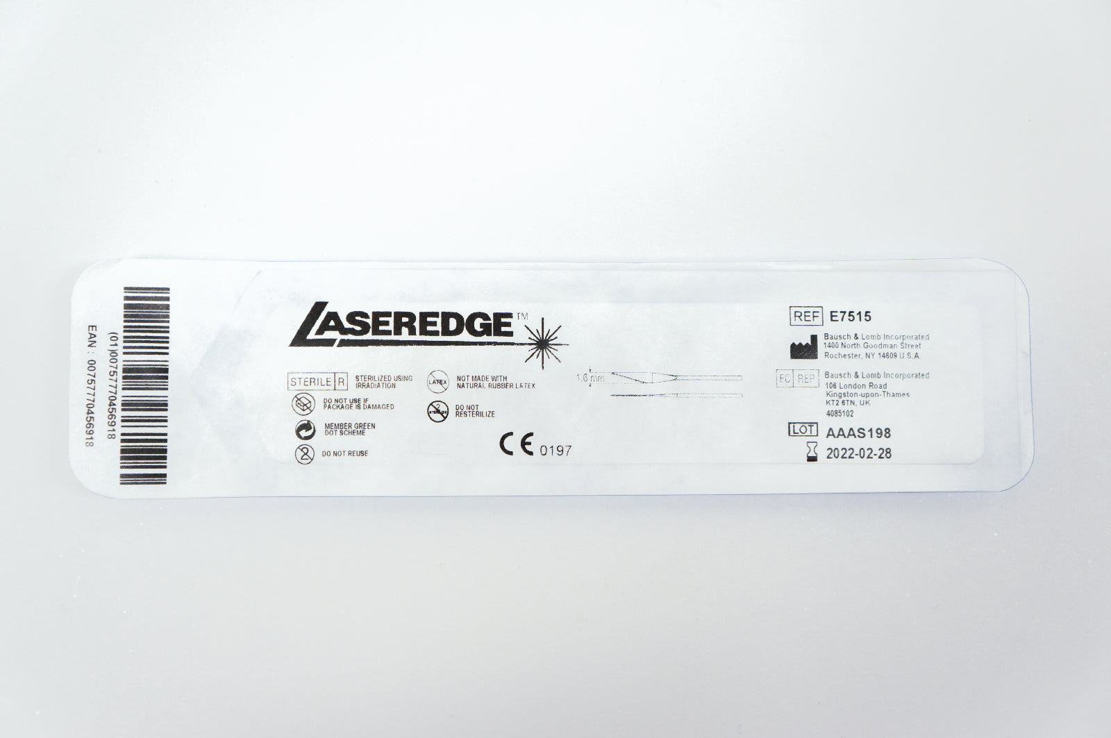 Bausch&Lomb E7515 Laseredge
