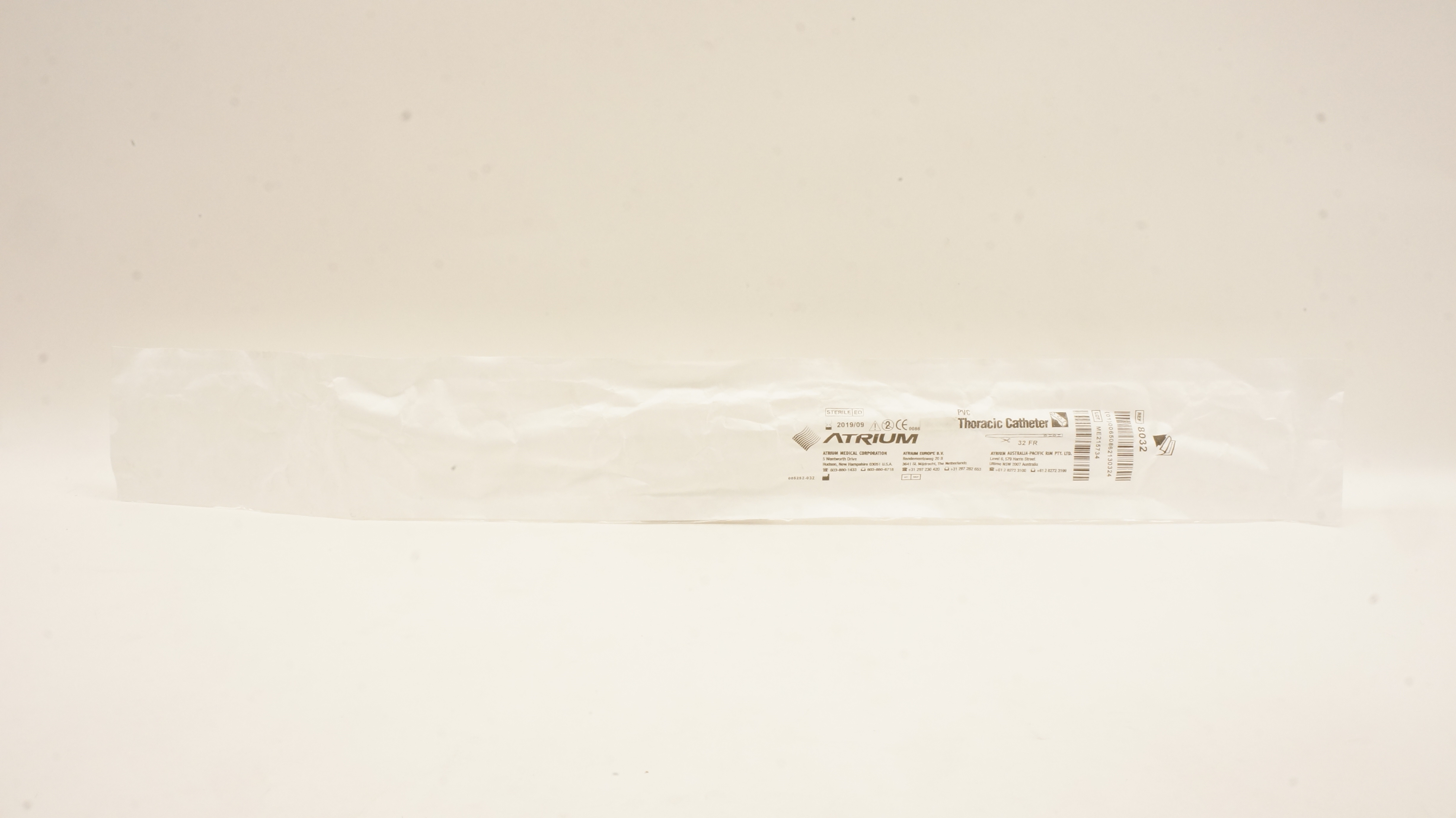 Atrium 8032 PVC Thoracic Cath. 32Fr. (x)