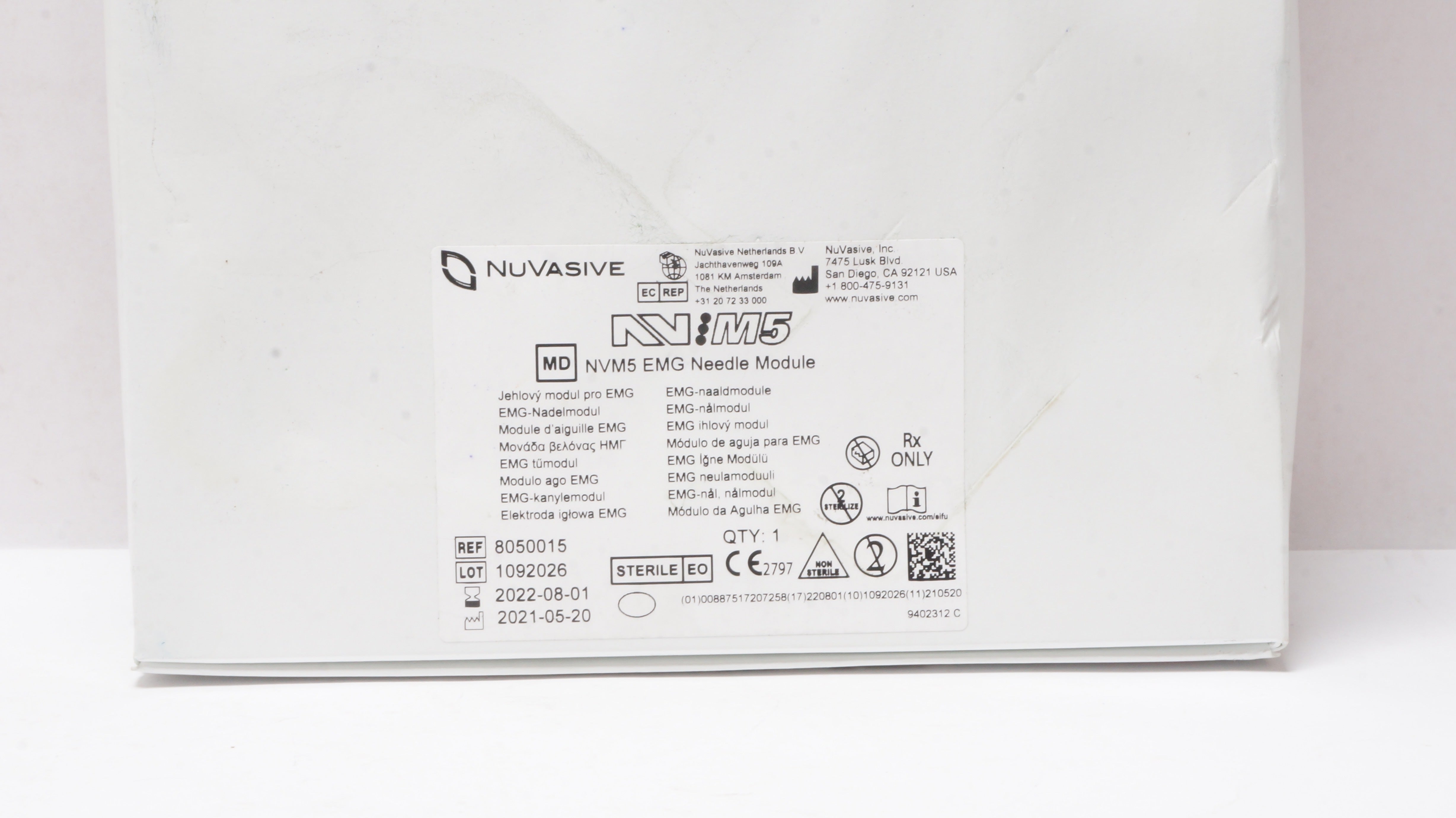 NuVasive 8050015 NVM5 EMG  Ndle Module (x)