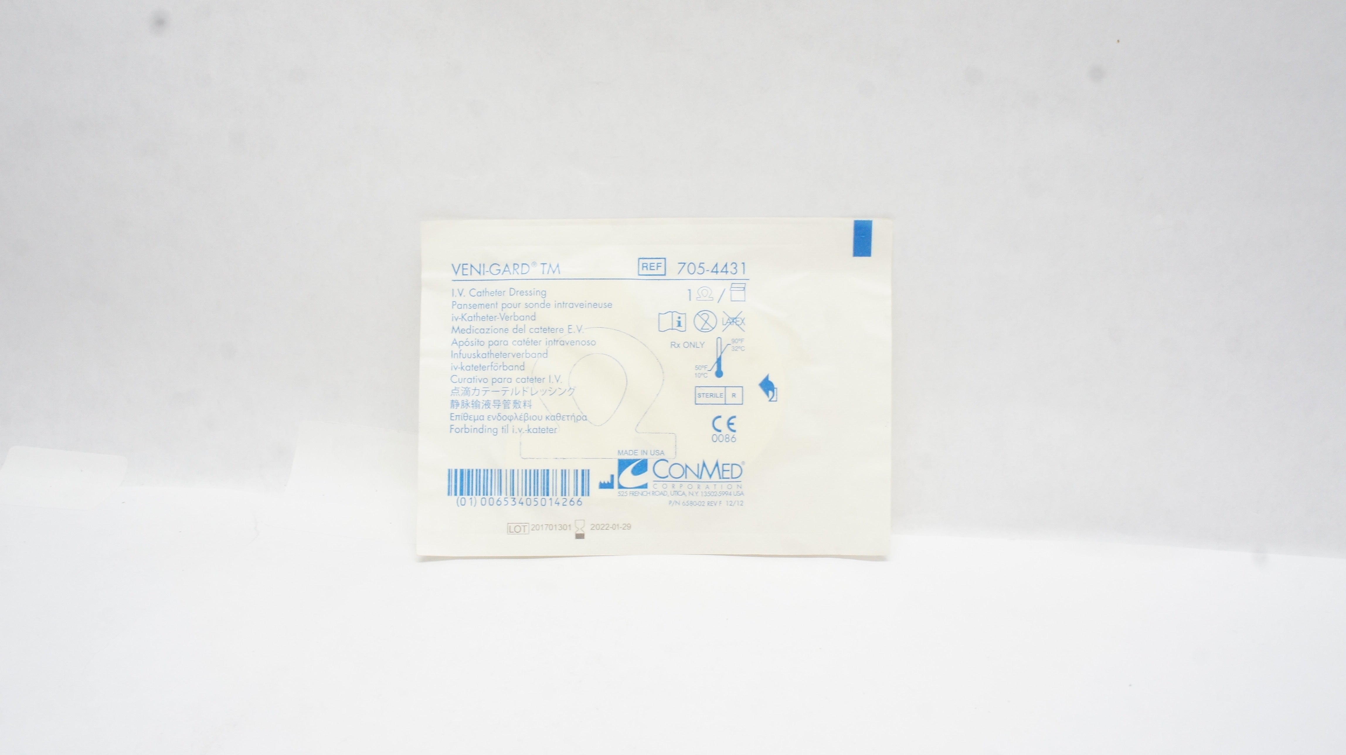ConMed 705-4431 VENI-GARD TM IV Cath. Dressing (x)