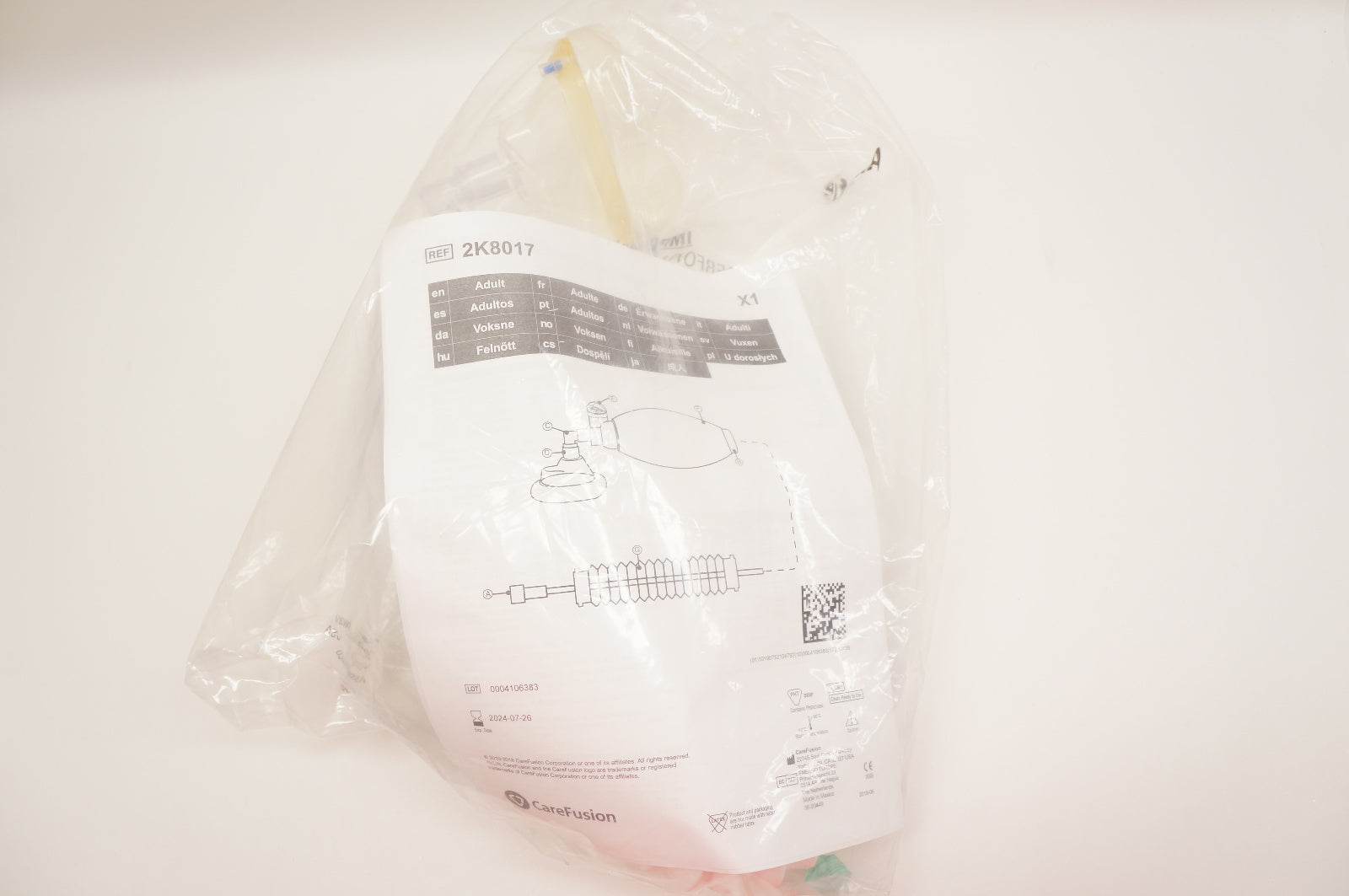 CareFusion 2K8017 Mask Resuscitator Adult