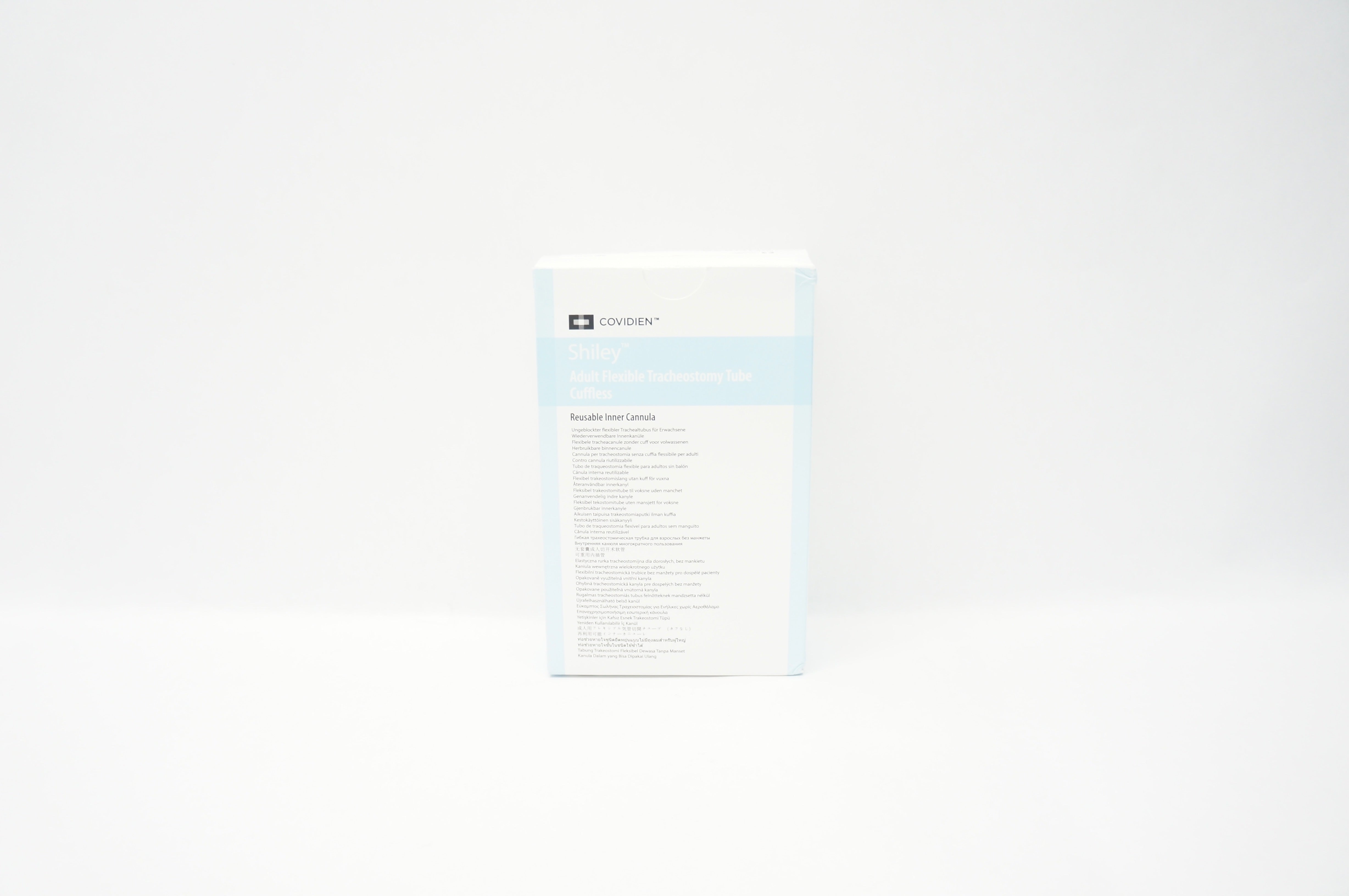 Covidien 8UN85R Shiley Adult Flexible Tracheostomy Tube Cuffless 8.5mm x 12.2mm