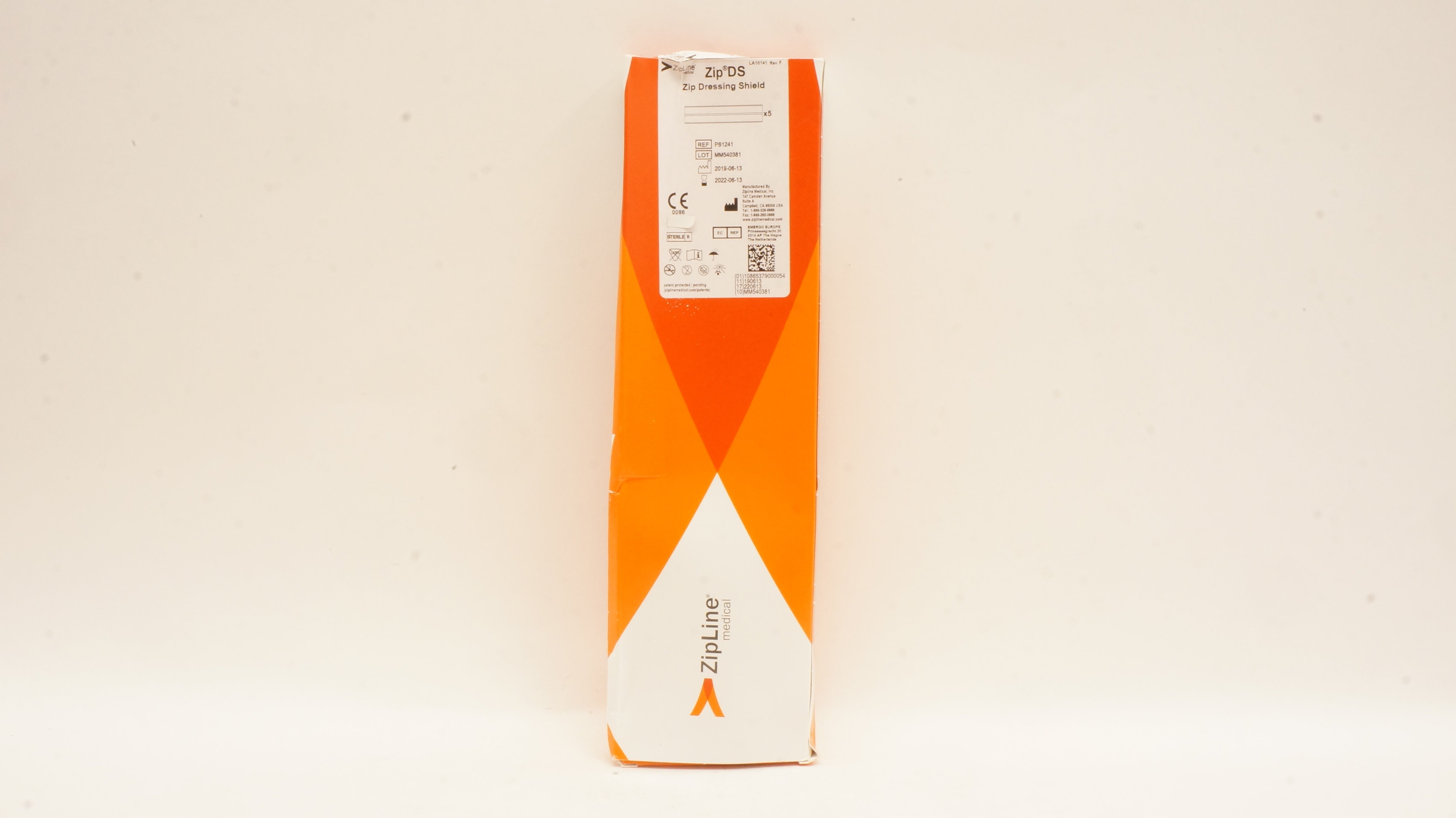 ZipLine PS1241 Zip DS Dressing Shield - Box of 5