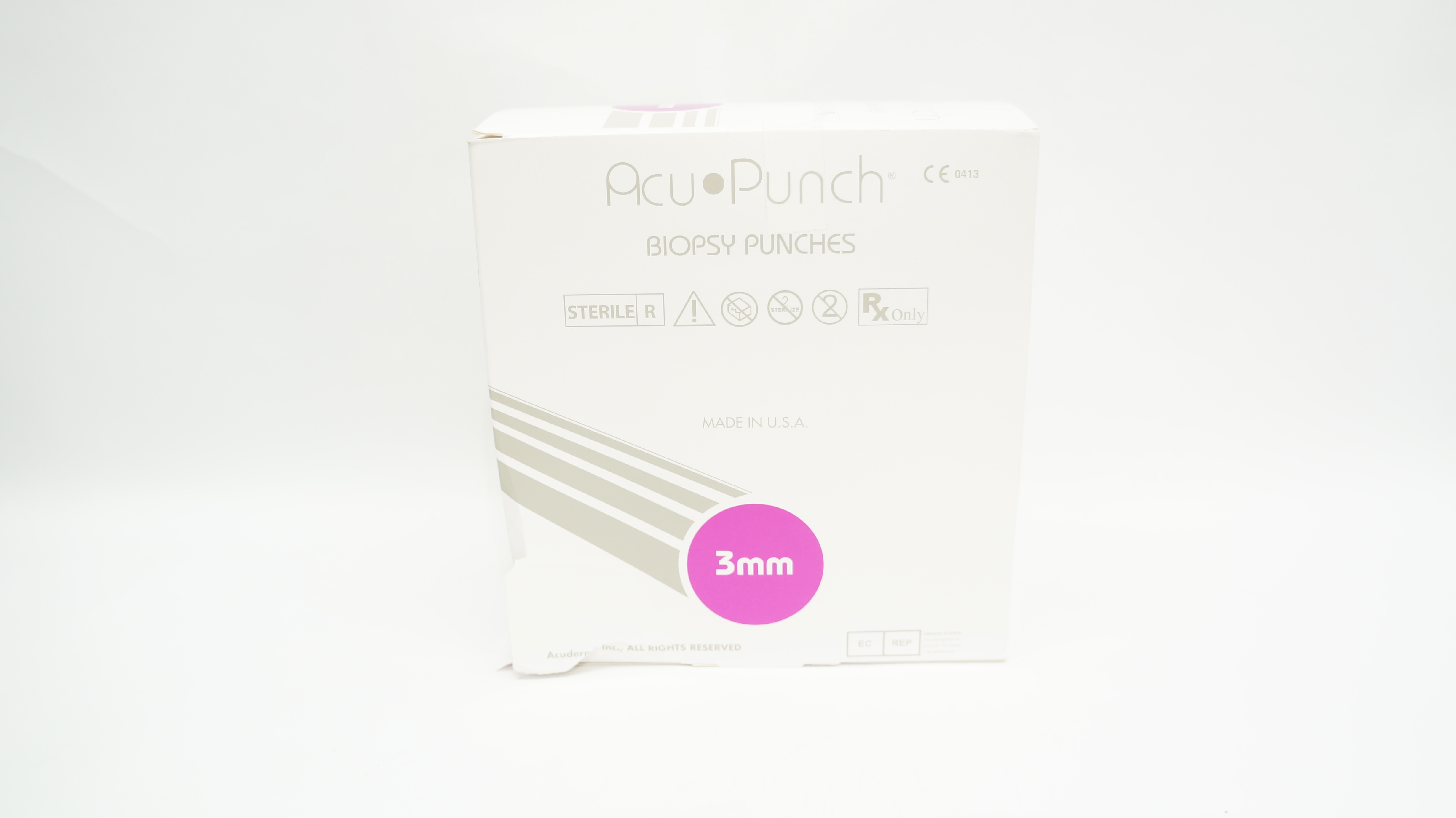 Acuderm P350 ACU-Punch Biopsy Punches 3mm (x) - Box of 31