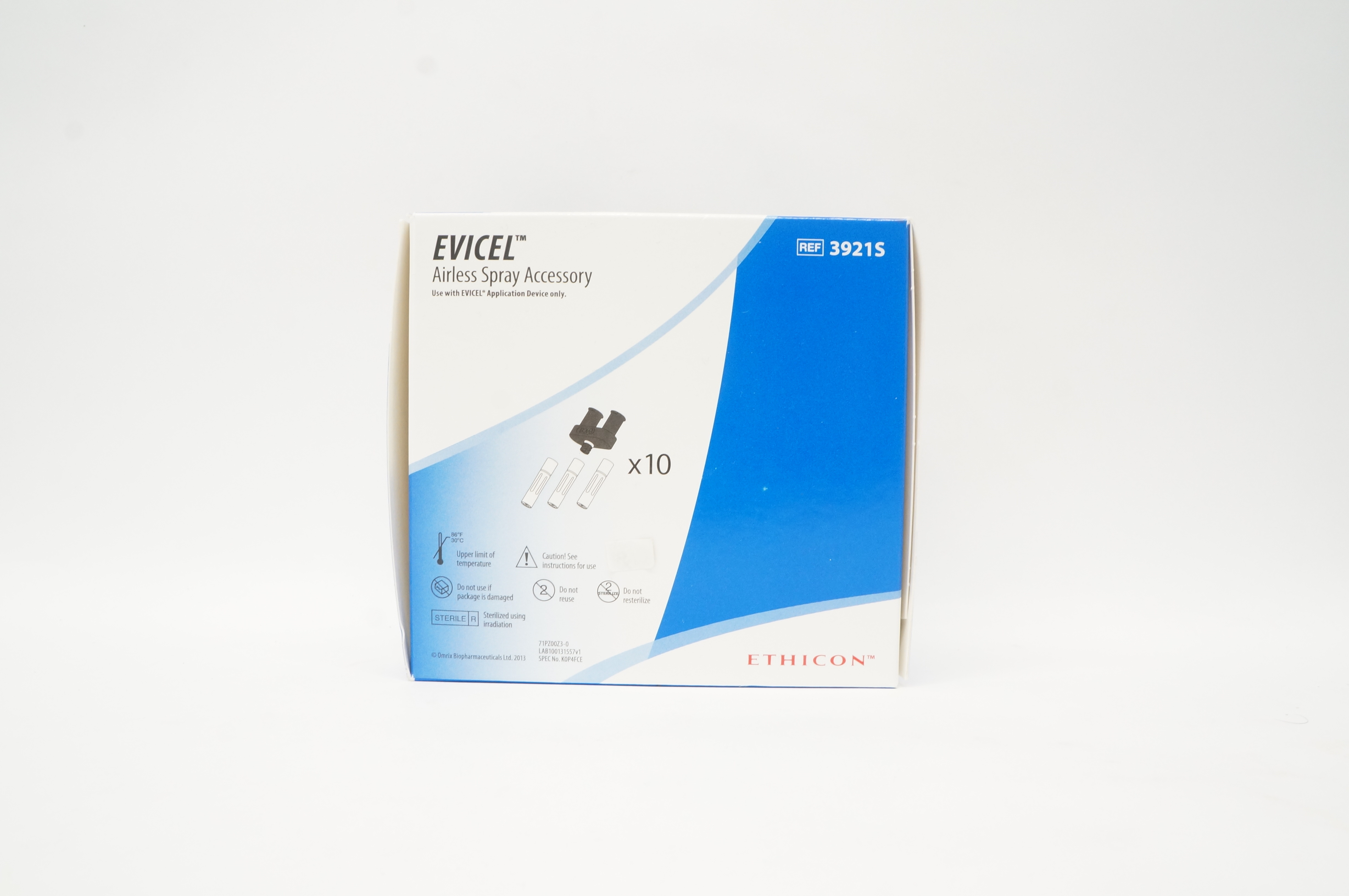 Ethicon 3921S EVICEL Airless Spray Accessory - Box of 10