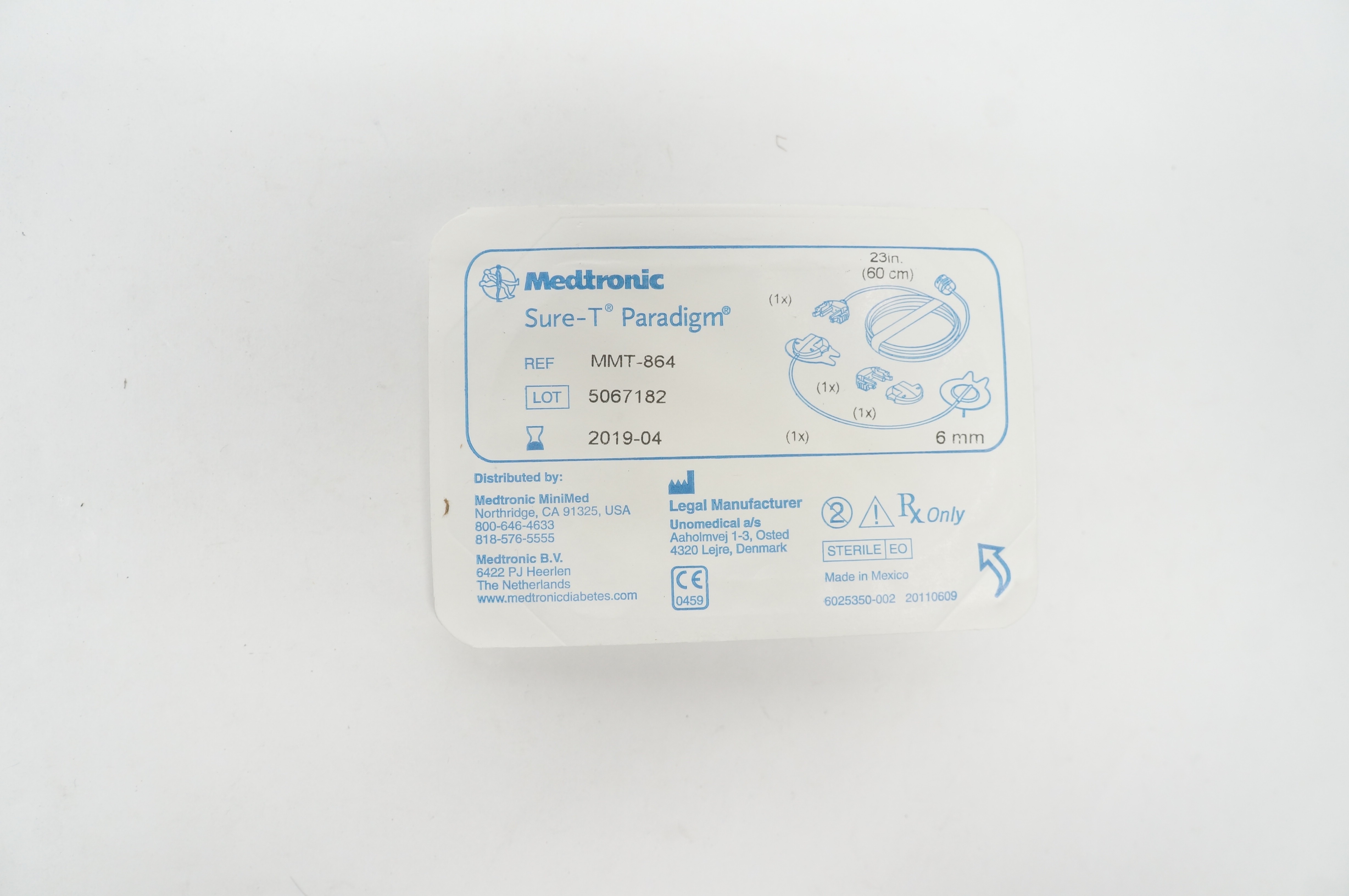 Unomedical MMT-864 Medtronic Sure-T Paradigm (x)