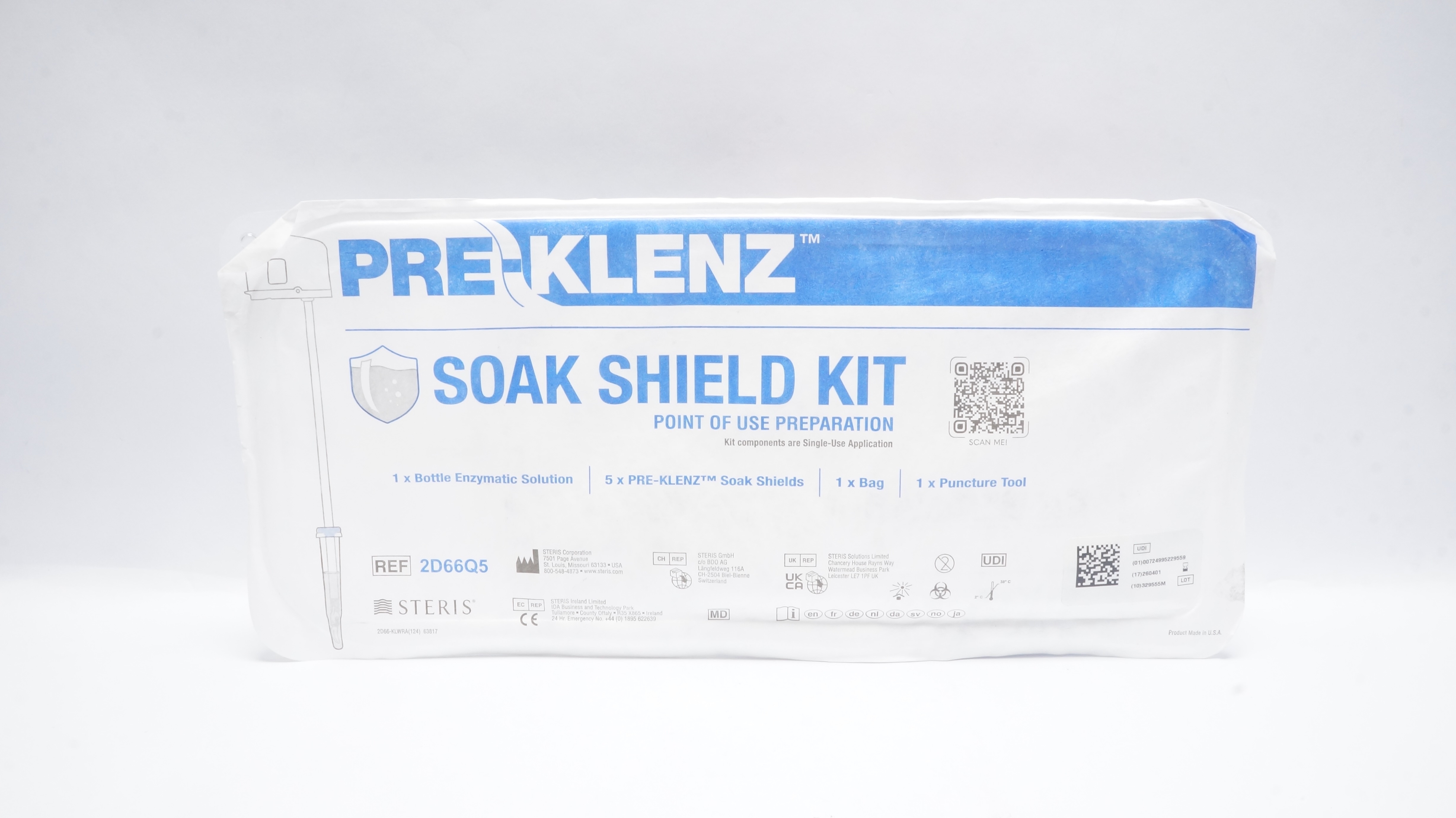 Steris 2D66Q5 Pre-Klenz Soak Shield Kit