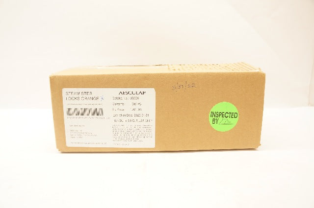 Aesculap US906 Steam Step Locks, Orange - Case of 1000