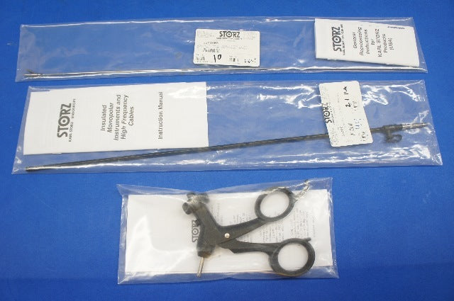 Karl Storz 33451MS Click Line MANHES Grasping Forceps, Size 5 mm, Length 43 cm