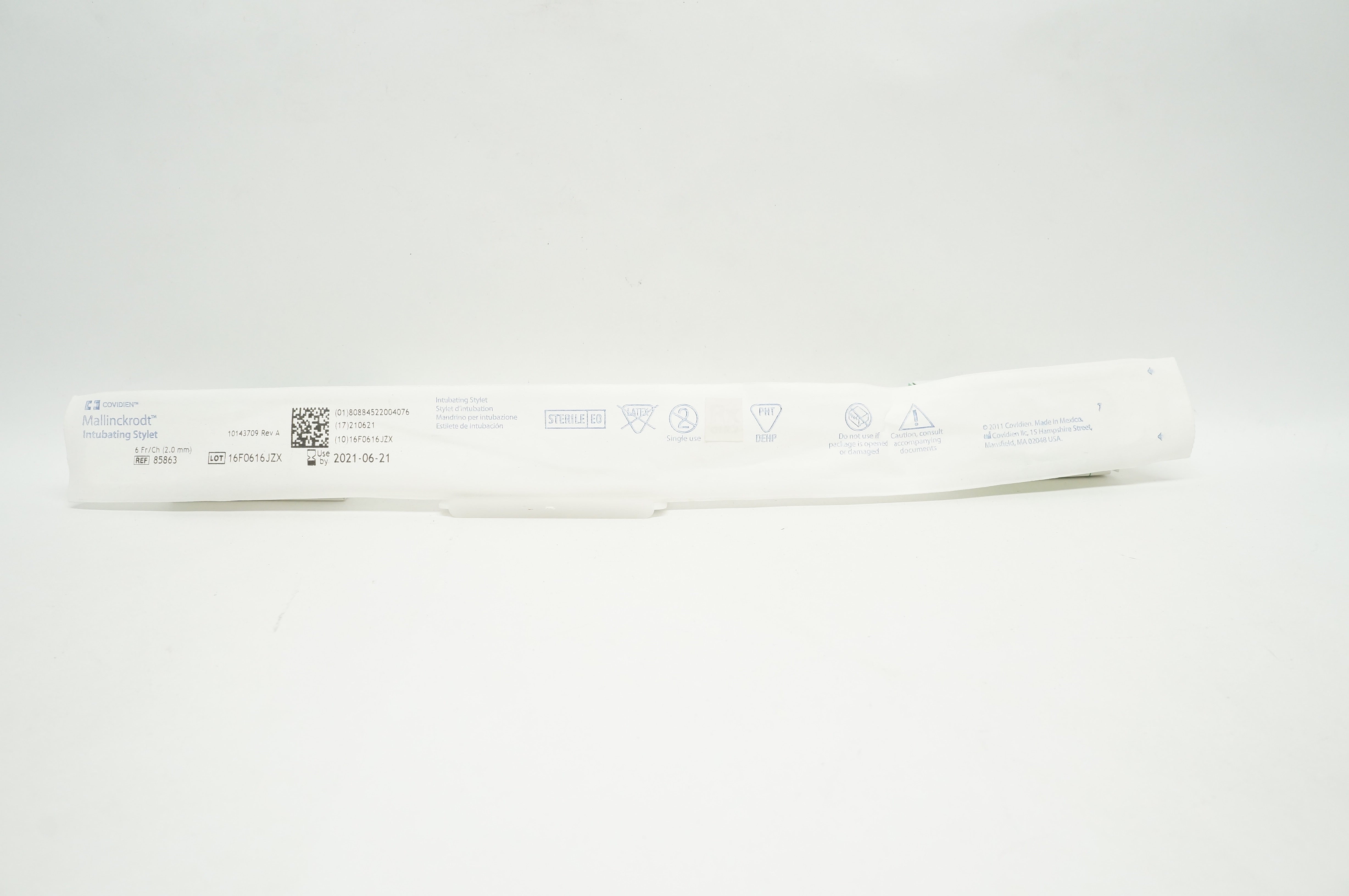 Covidien 85863 Mallinckrodt Intubating Stylet 6 Fr/Ch (x)