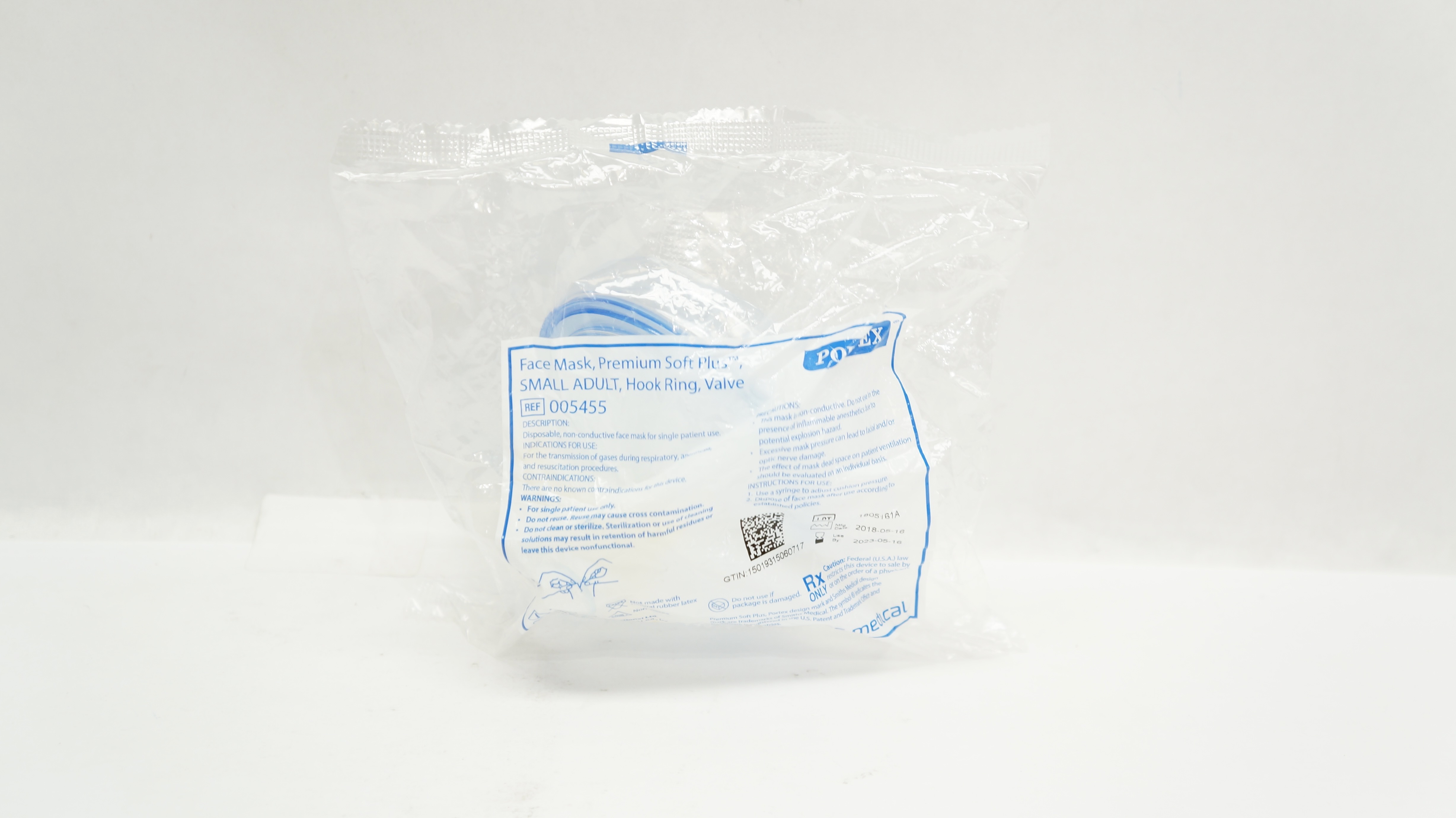Smiths Medical 005455 Portex Premium Soft Plus Face Mask Small Adult (x)