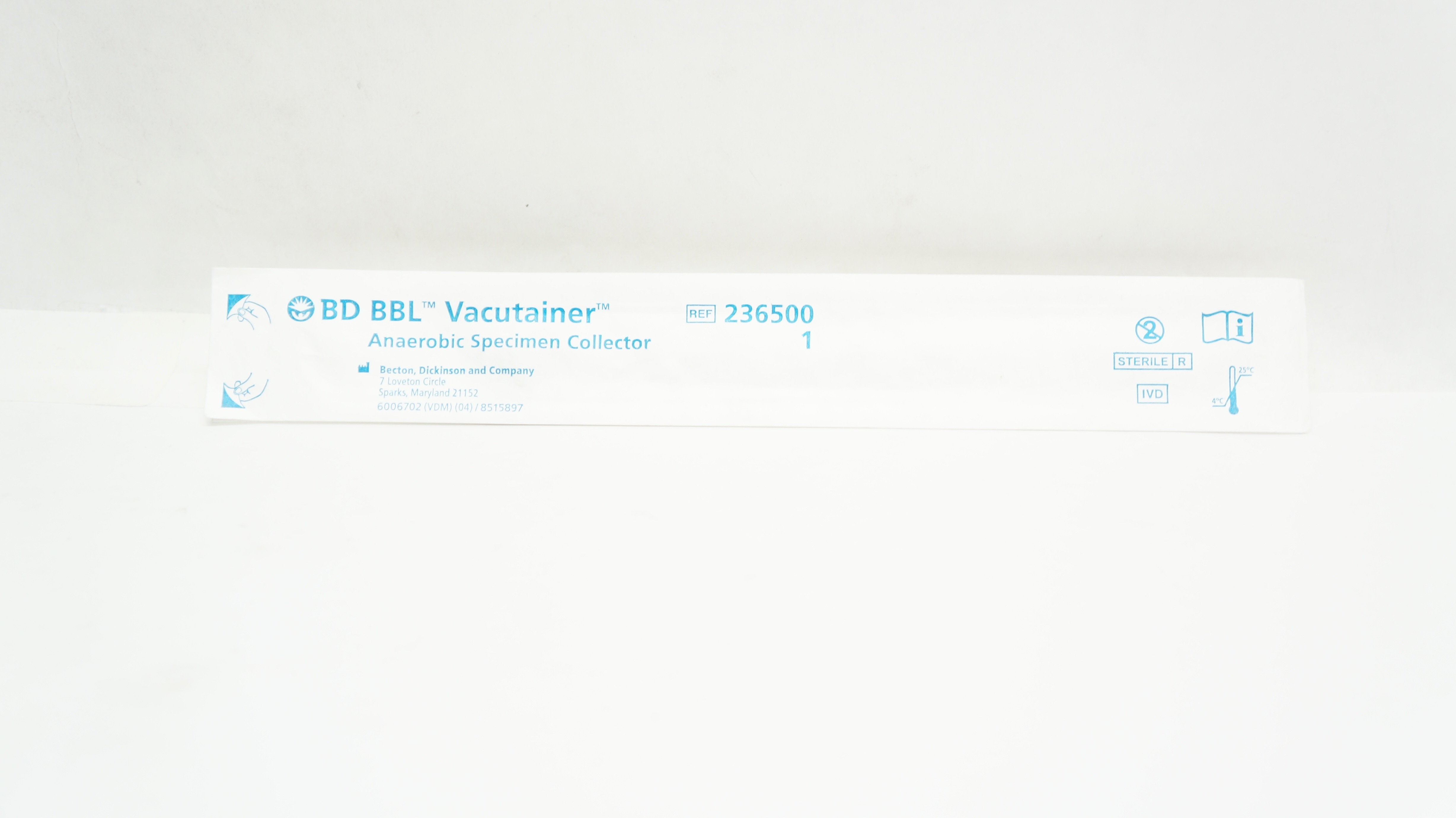 BD 236500 BBL Vacutainer Anaerobic Specimen Collector (x)