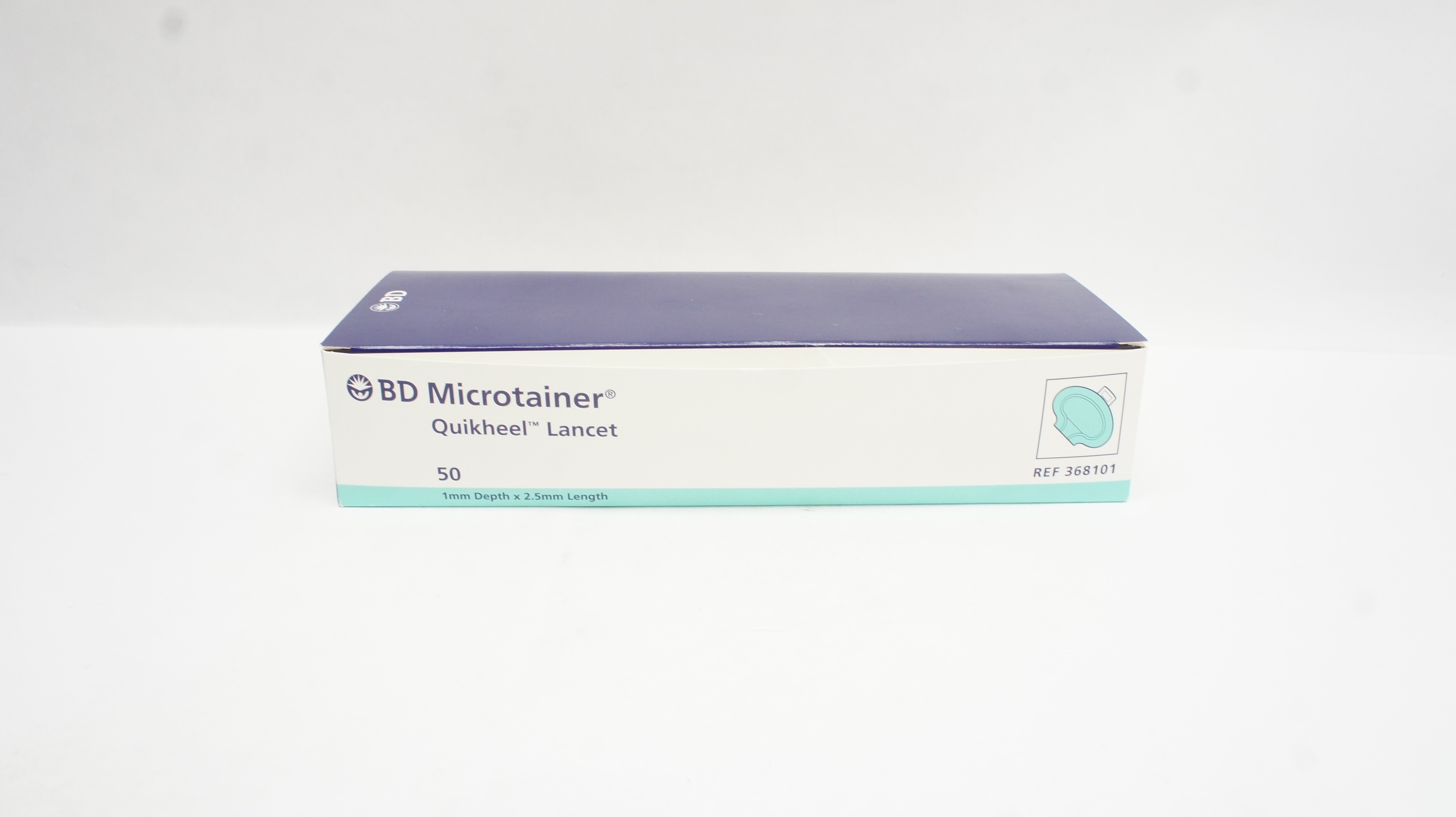 BD 368101 Microtainer Quikheel Lancet 1mm x 2.5mm - Box of 31
