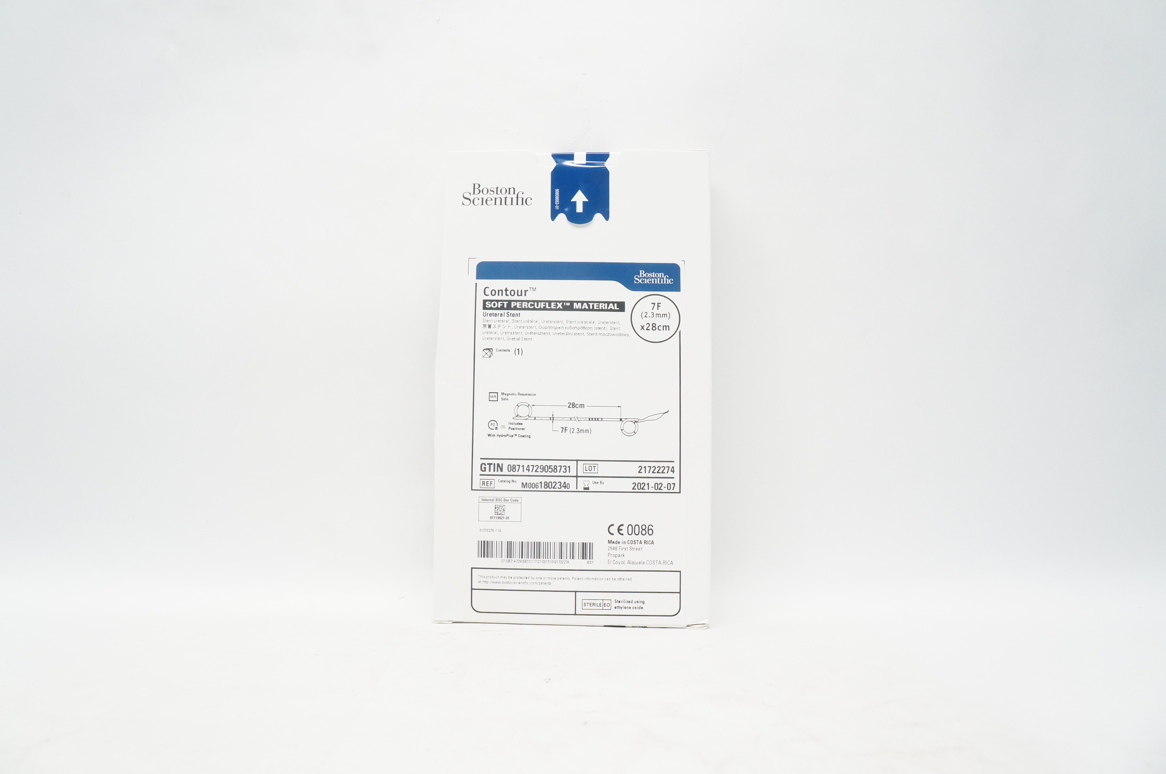Boston Scientific 180234 Soft Percuflex Material Ureteral Stnt 7F x 28cm (x)