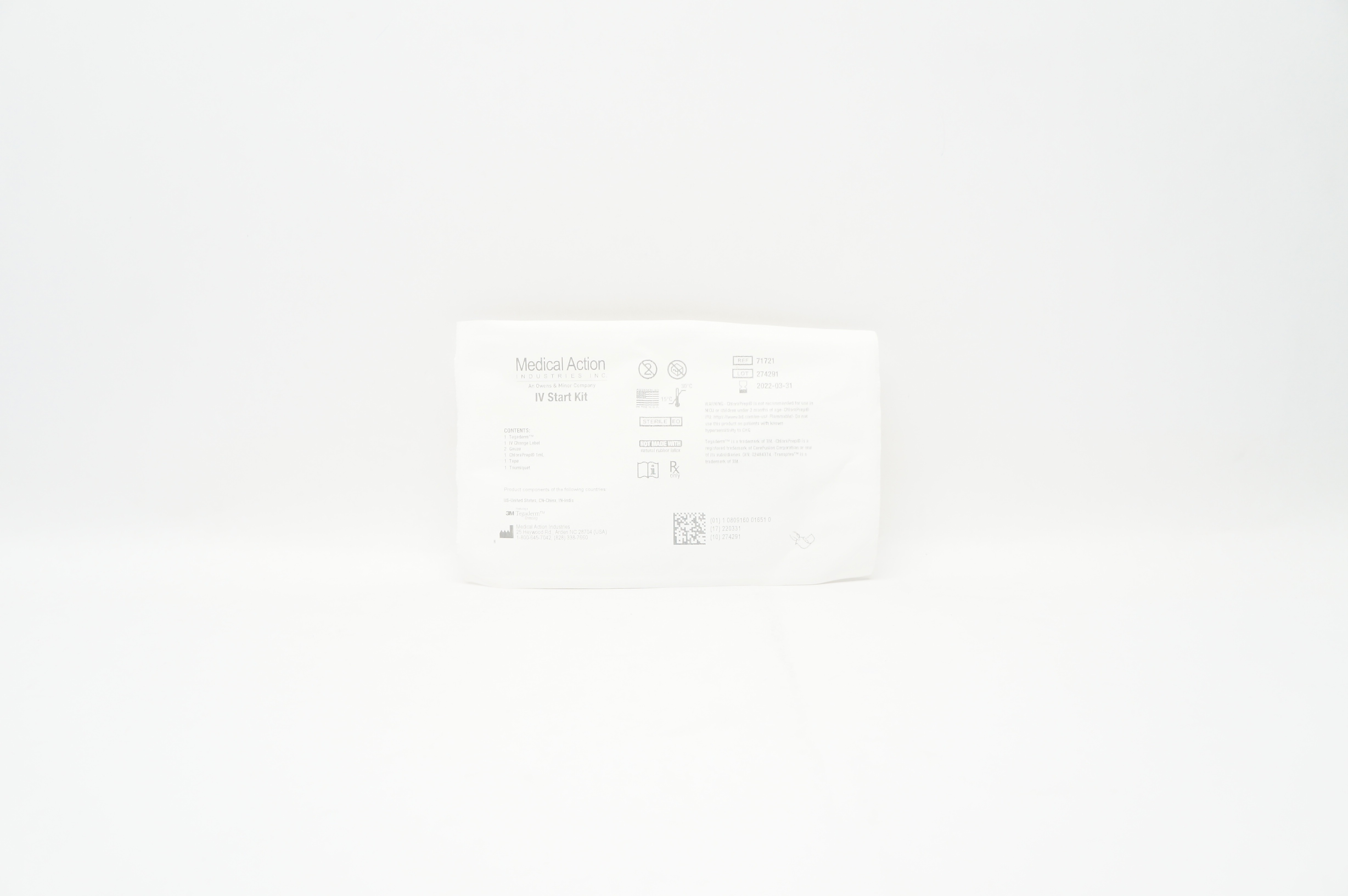 Medical Action 71721 3M Tegaderm Industries IV Start Kit (x)