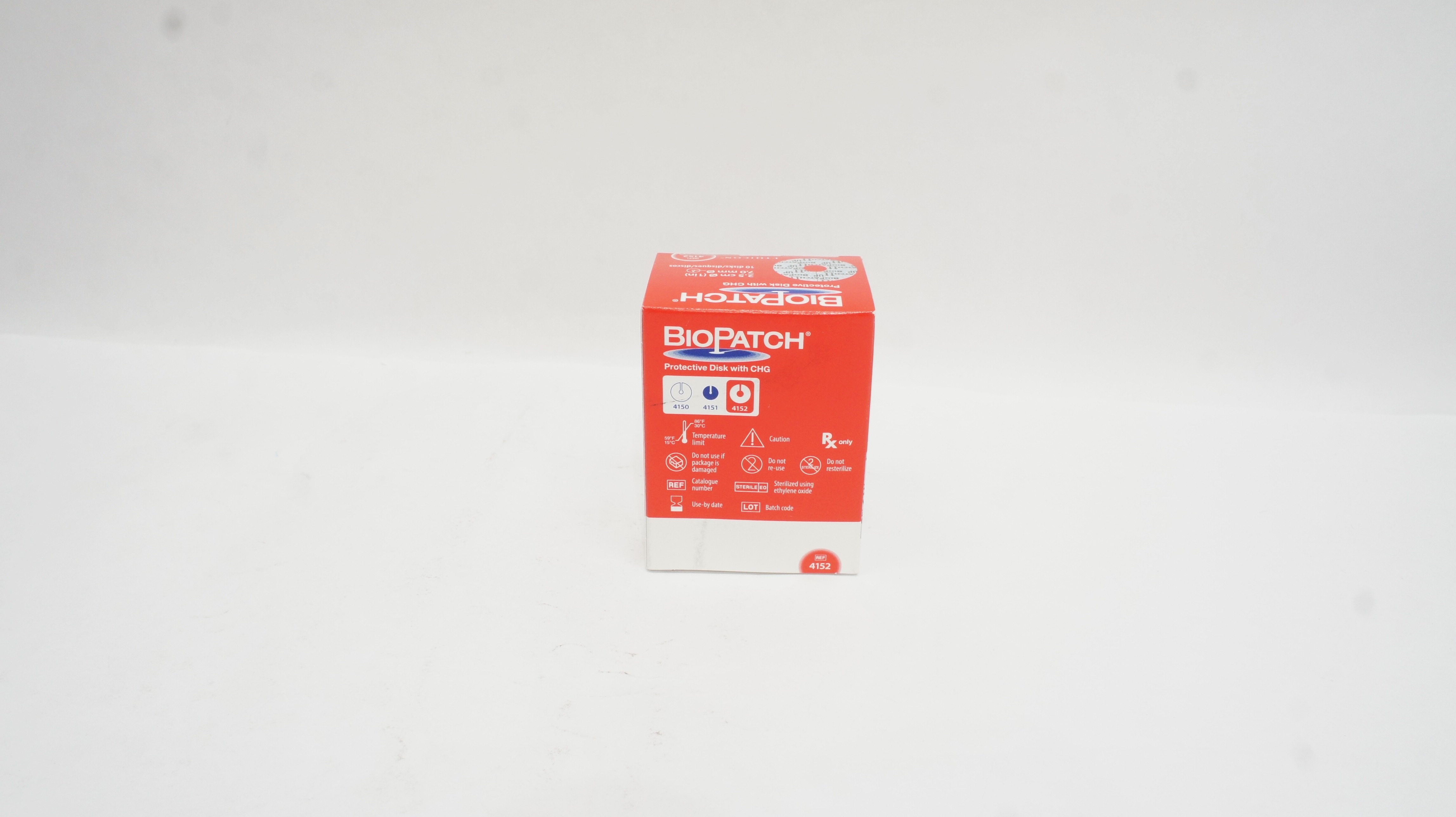Ethicon 4152 BioPatch Protective Disk with CHG 1inch x 7.0 mm - Box of 10