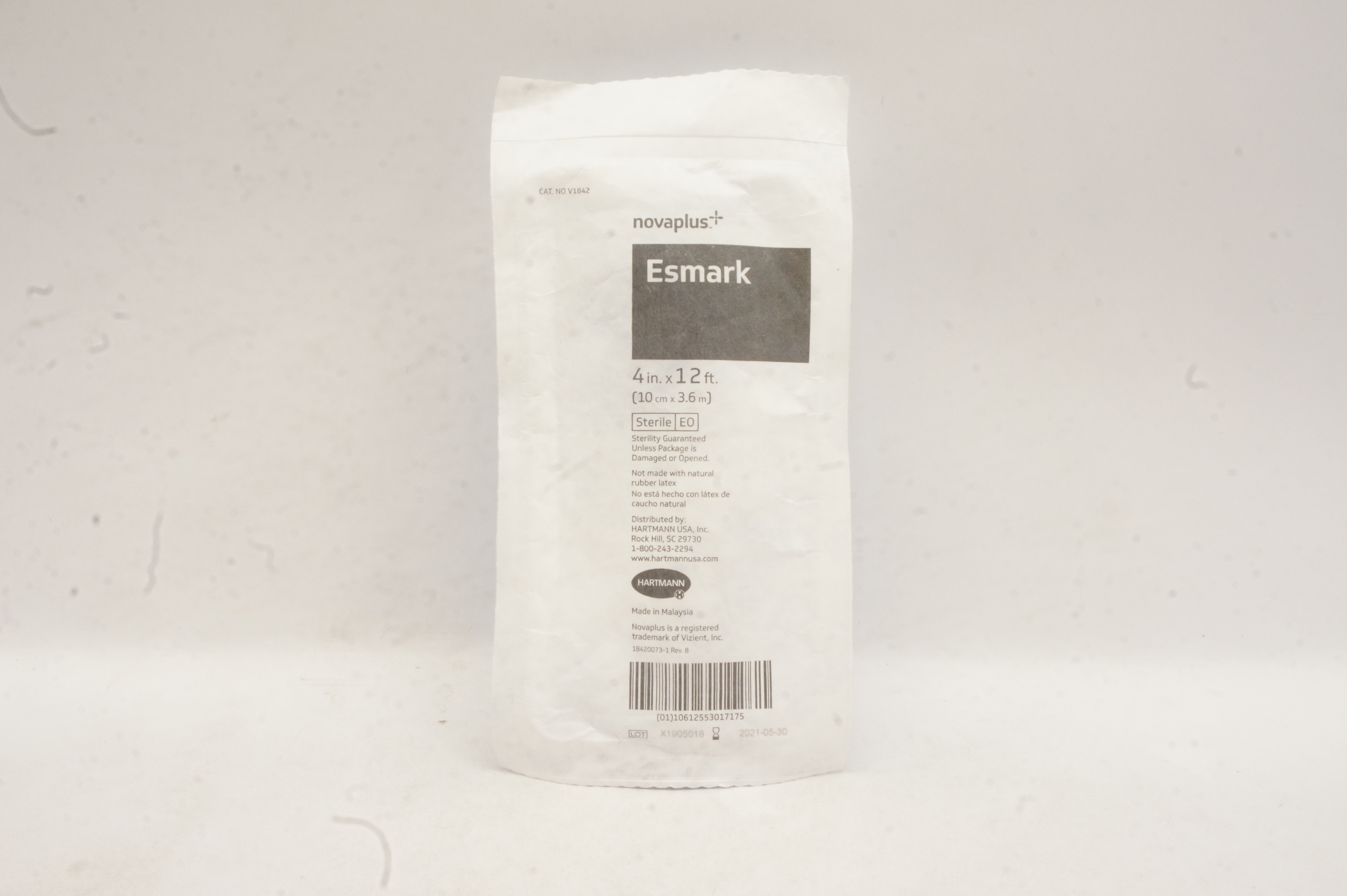 Novaplus V1842 Esmark Bandage Latex Free 4inch x 12ft (x)