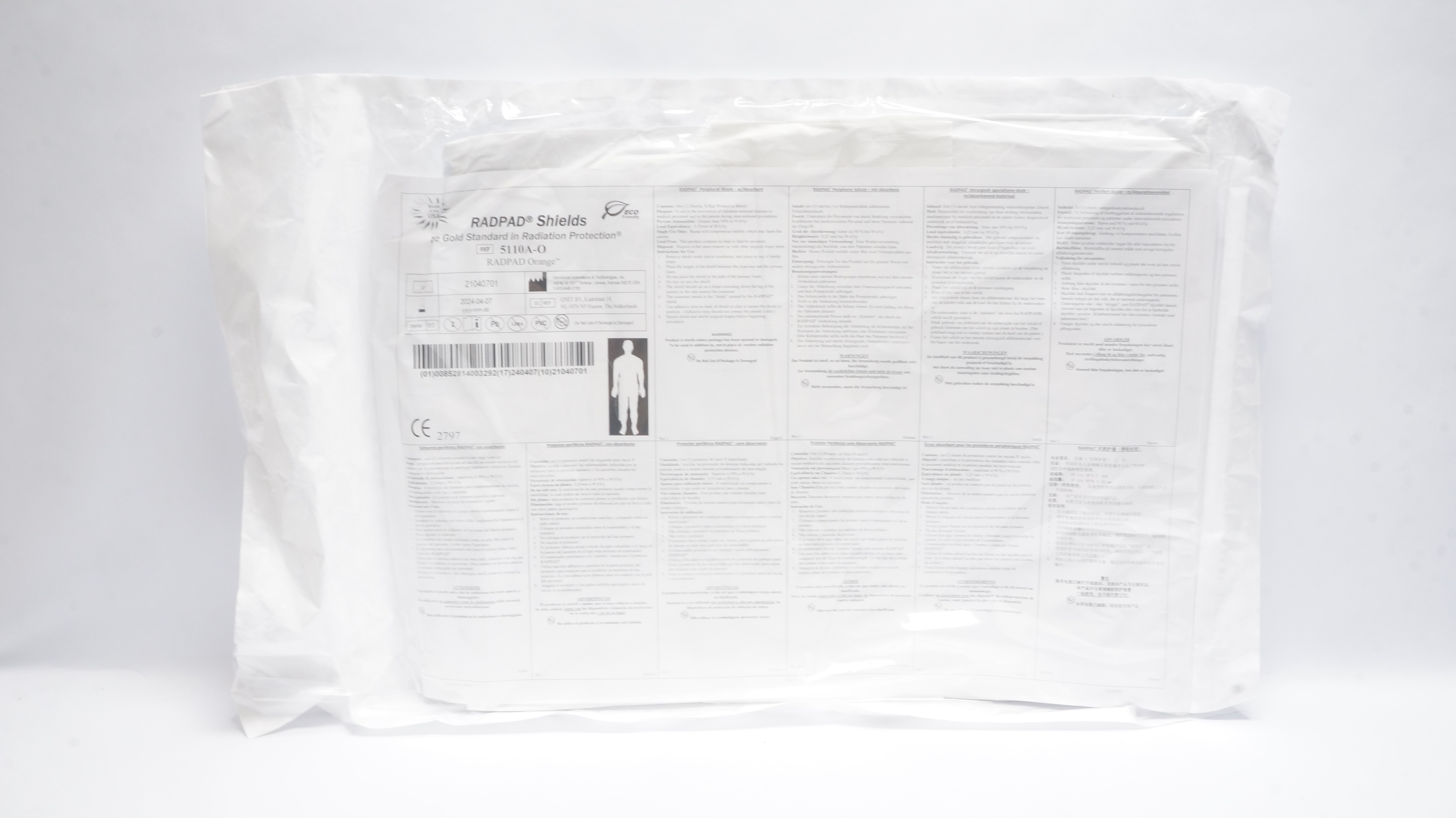 RadPad Shields 5110A-O The old Standard in Radiation Protection (x)