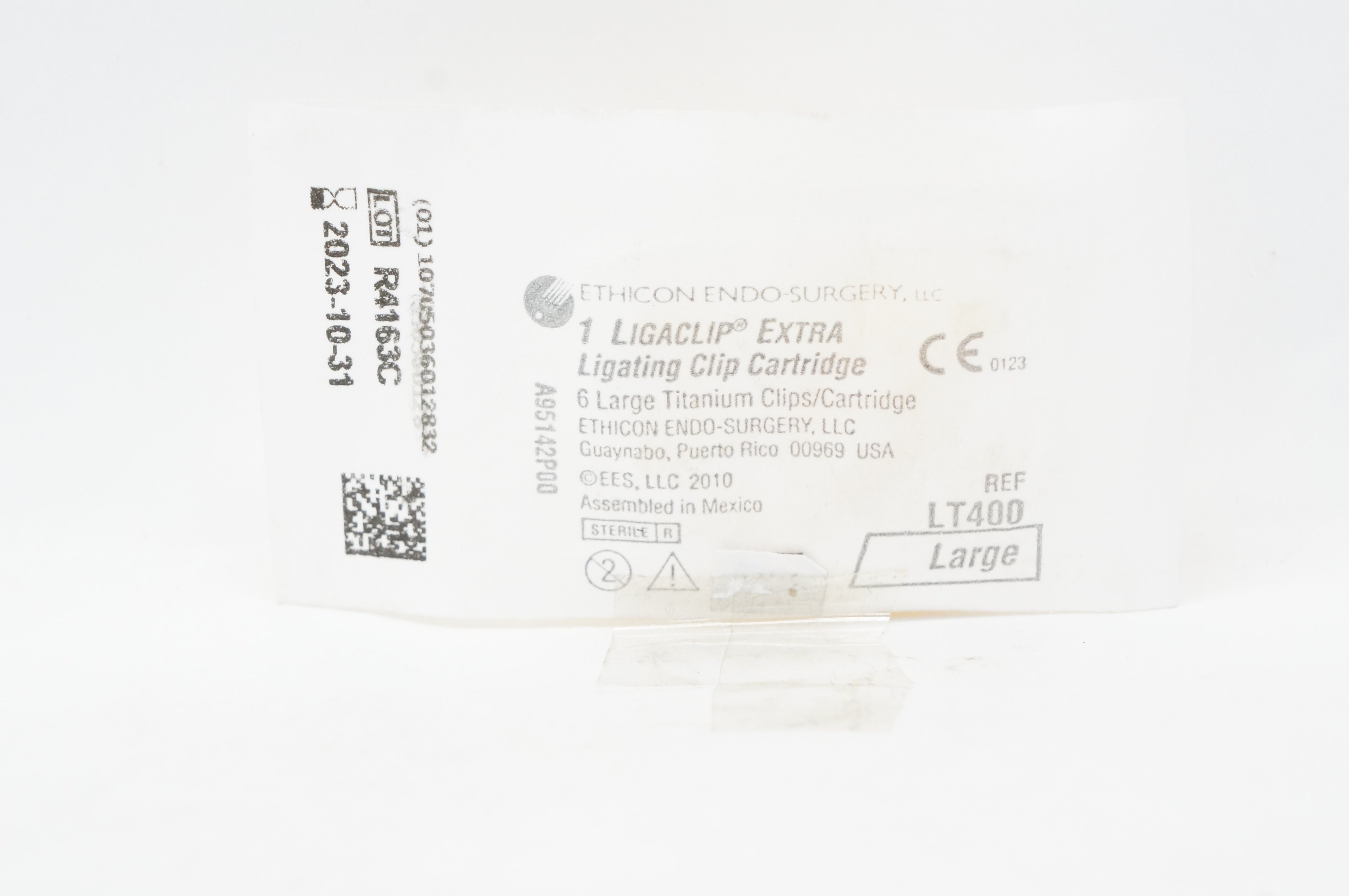 Ethicon LT400 1 Ligaclip Extra Ligating Clip Cartridge Large
