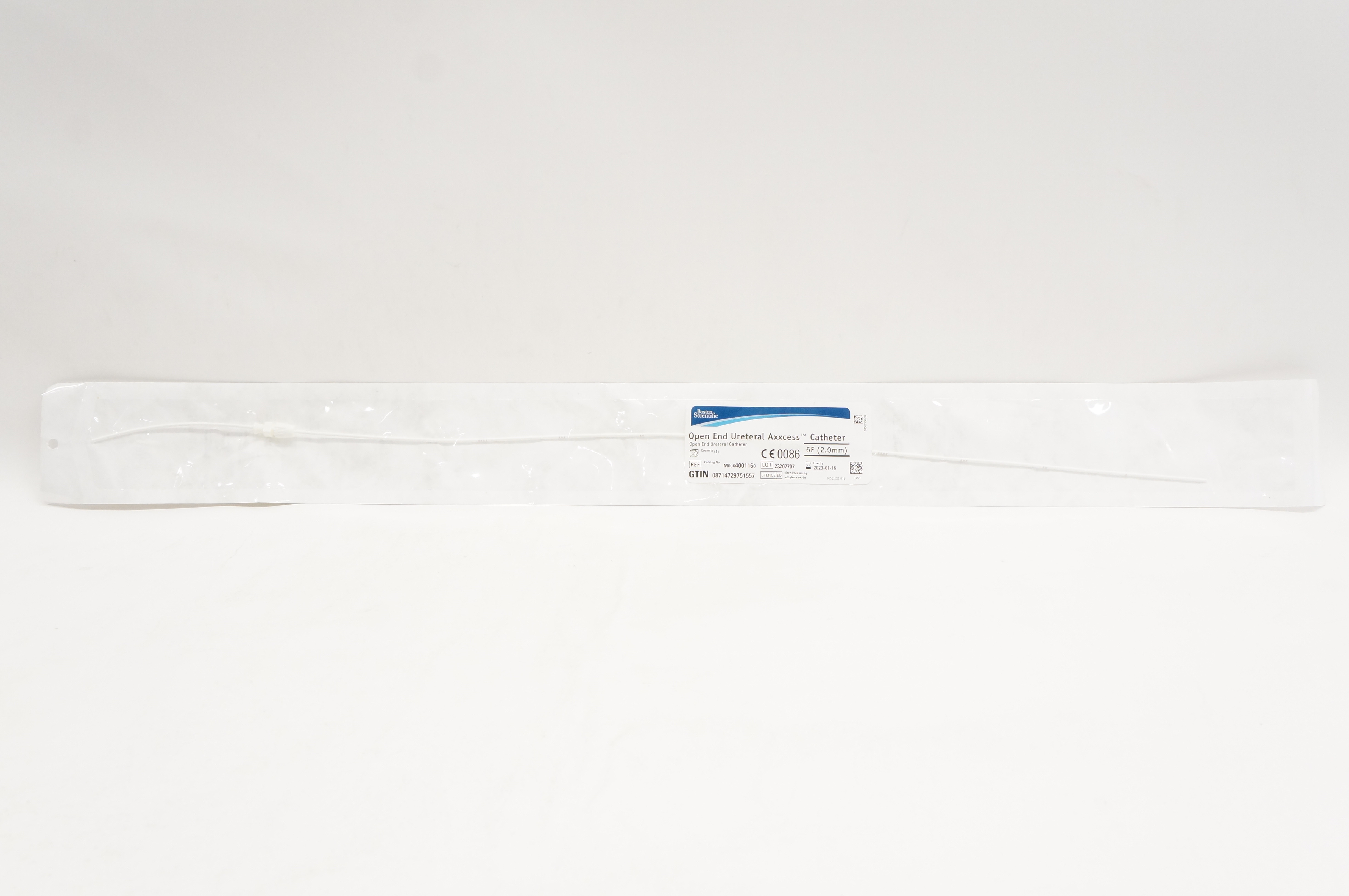 Boston Scientific M0064001160 Open End Ureteral Axxcess Cath. 6F