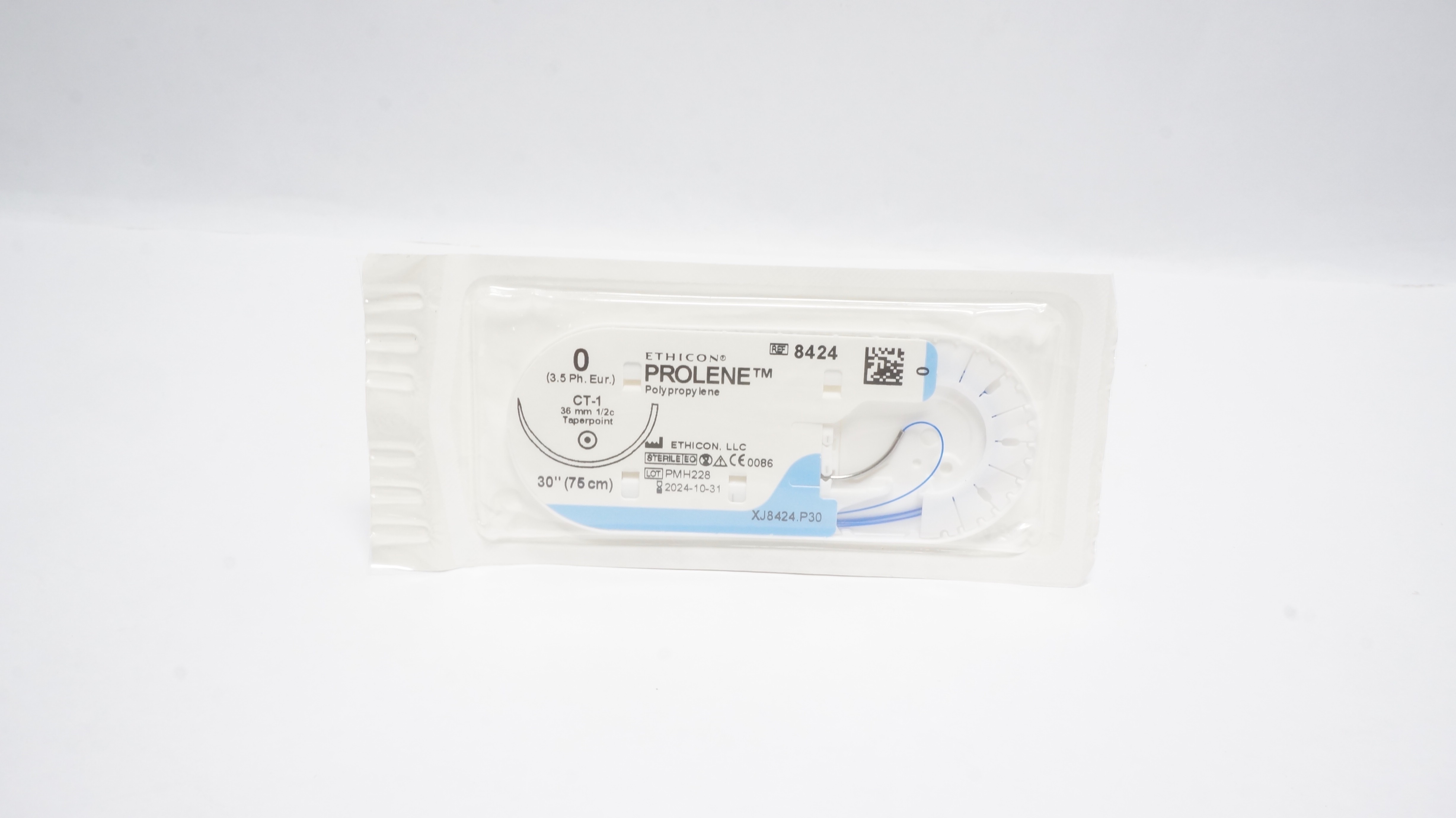 Ethicon 8424 0 PROLENE, CT-1, 36mm 1/2c Taper, 30inch (x)