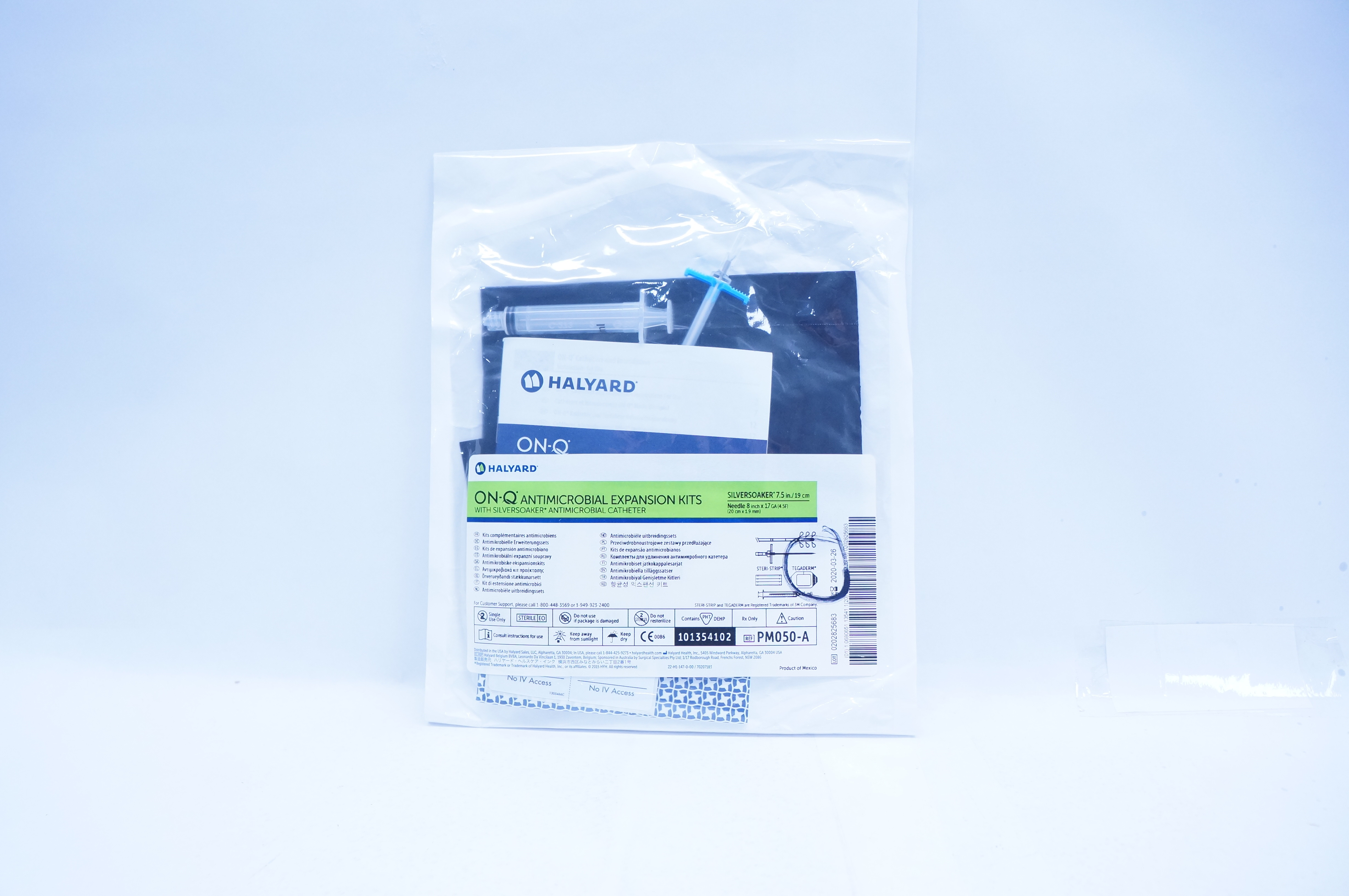 Halyard PM050-A ON-Q Antimicrobial Expansion Kits with Silversoaker Cath. (x)