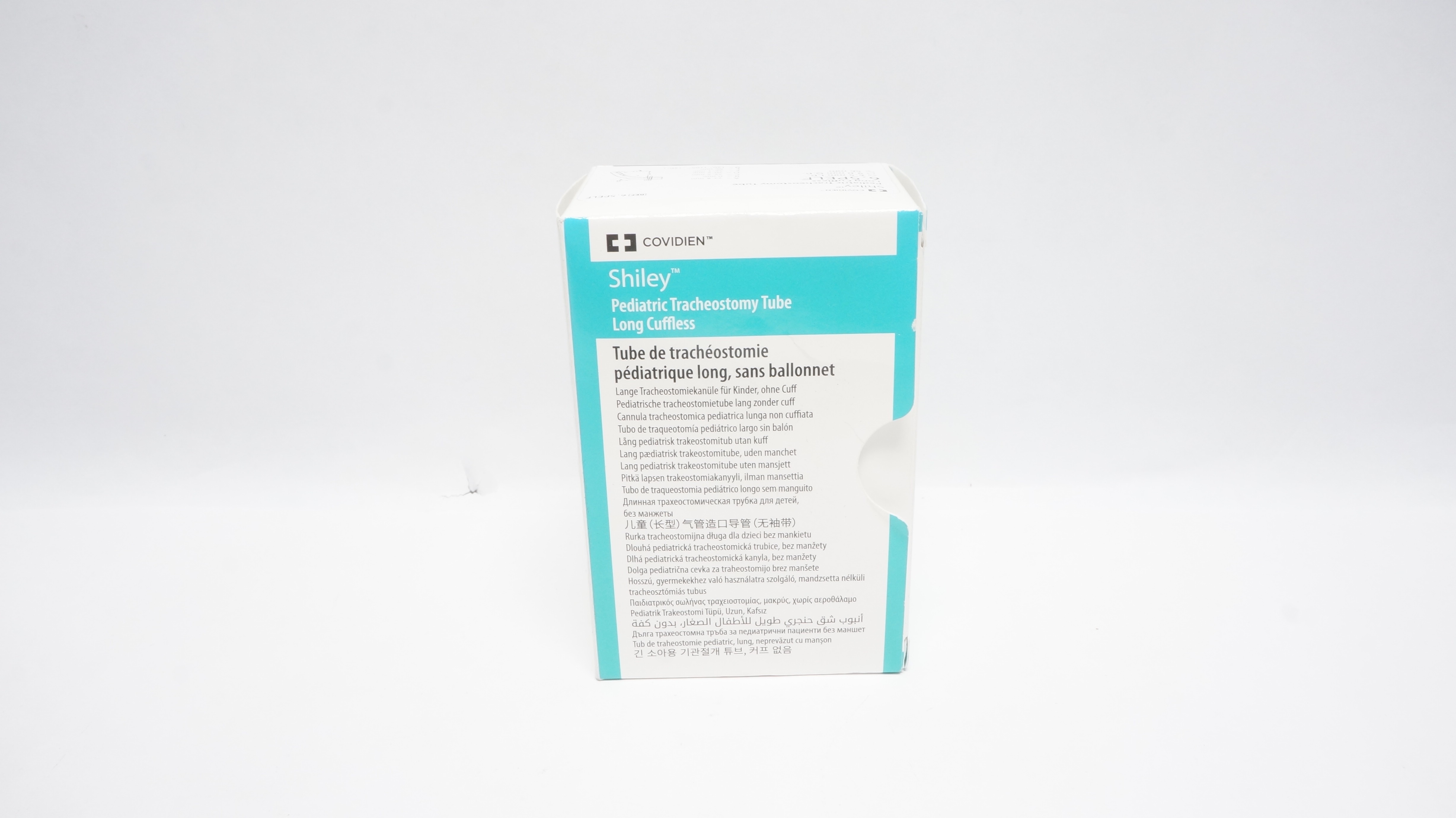 Covidien 6.5PELF Shiley Pediatric Tracheostomy Tube Long Cuffles 6.5x9.0x56mm(x)