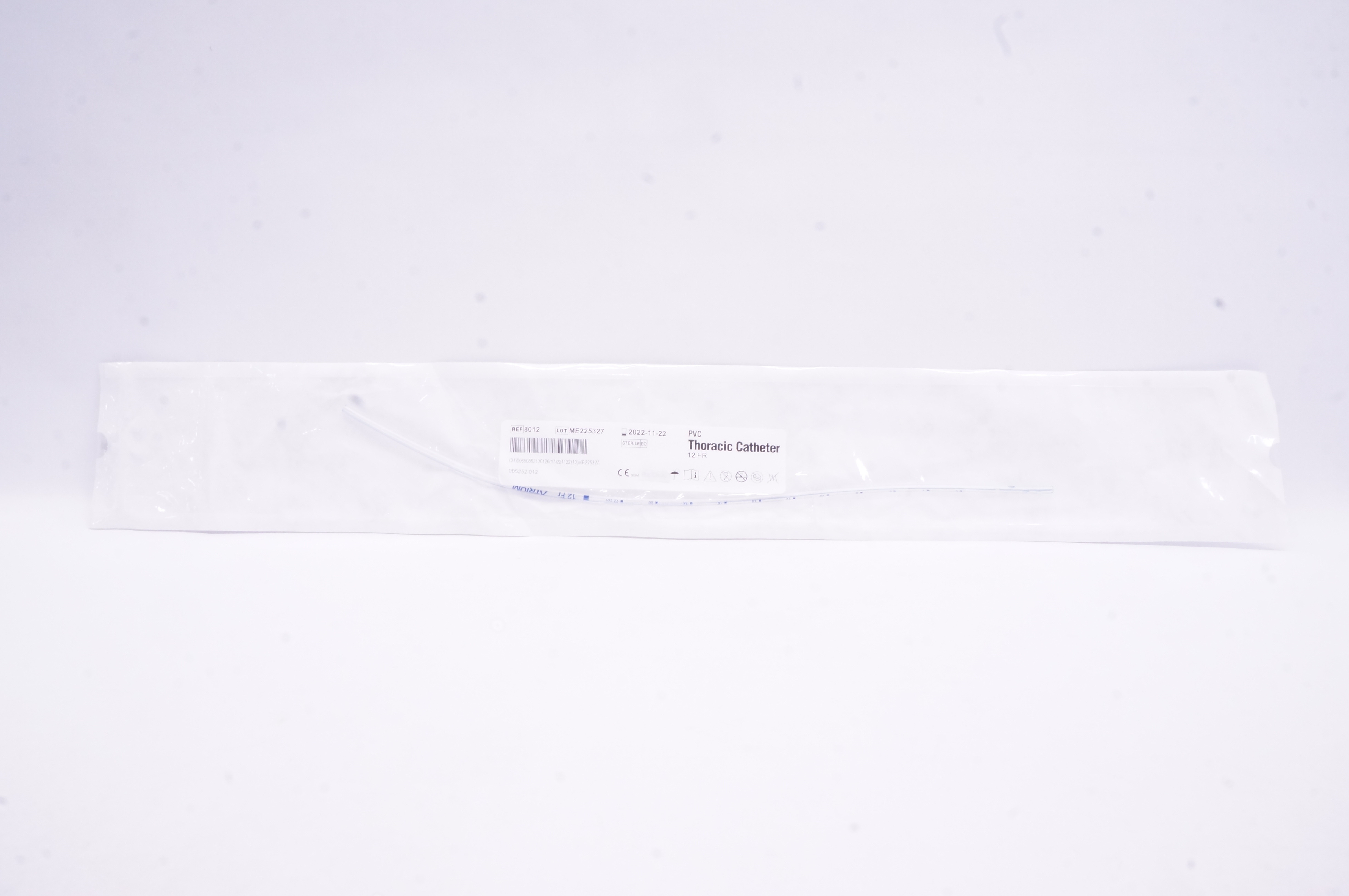 Atrium 8012 PVC Thoracic Cath. 12FR.
