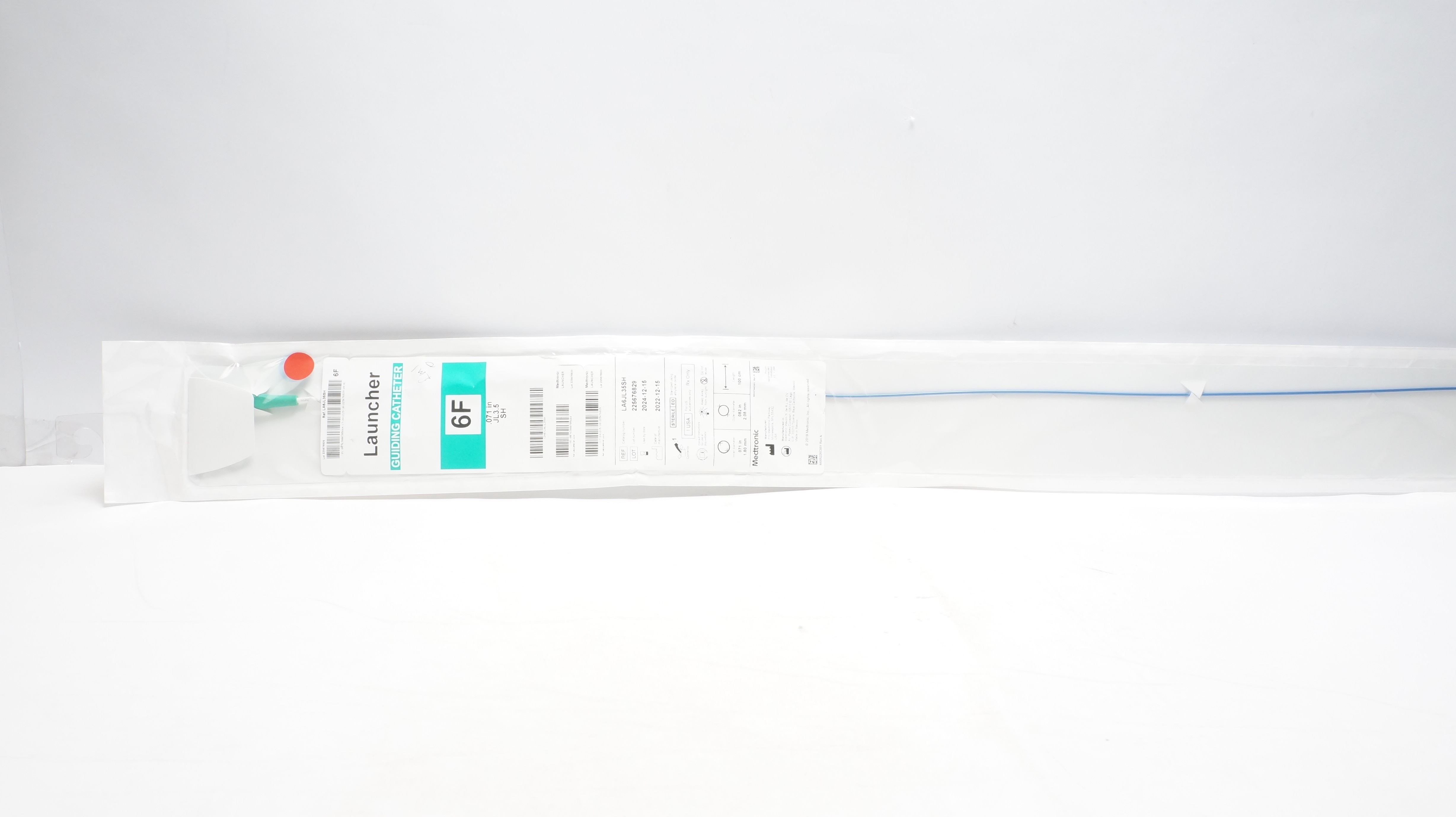 Medtronic LA6JL35SH Launcher Guiding Catheter  6F .071In JL3.5 SH (x)