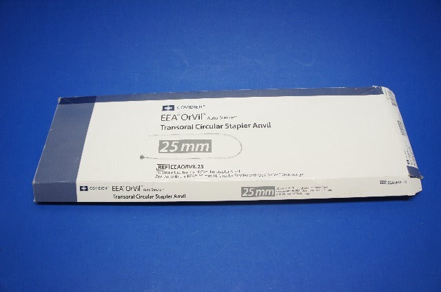 Covidien EEAORVIL25 EEA OrVil Transoral Circular Stapler Anvil 25mm (x)~Box of 2